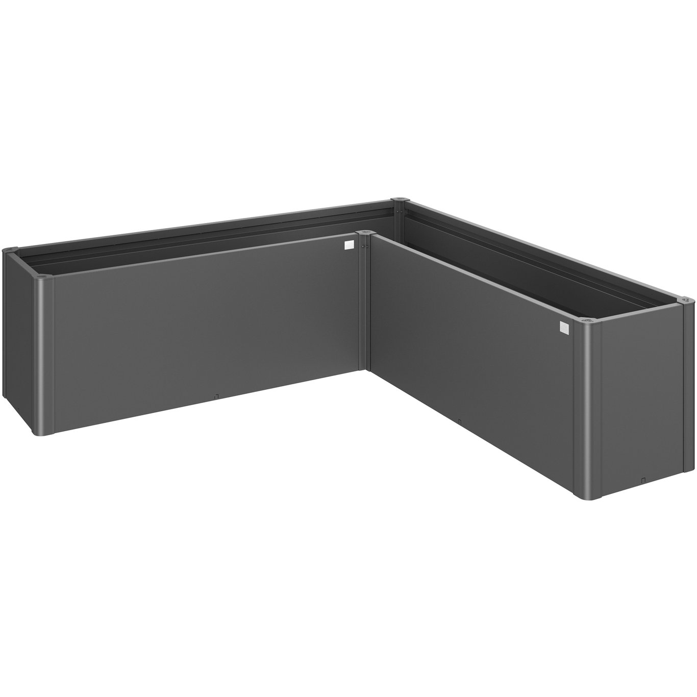 BIOHORT HØYBED BELVEDERE MIDI L200 MØRK GRÅ METALLIC BIOHORT HØYBED BELVEDERE MIDI L200 MØRK GRÅ METALLIC