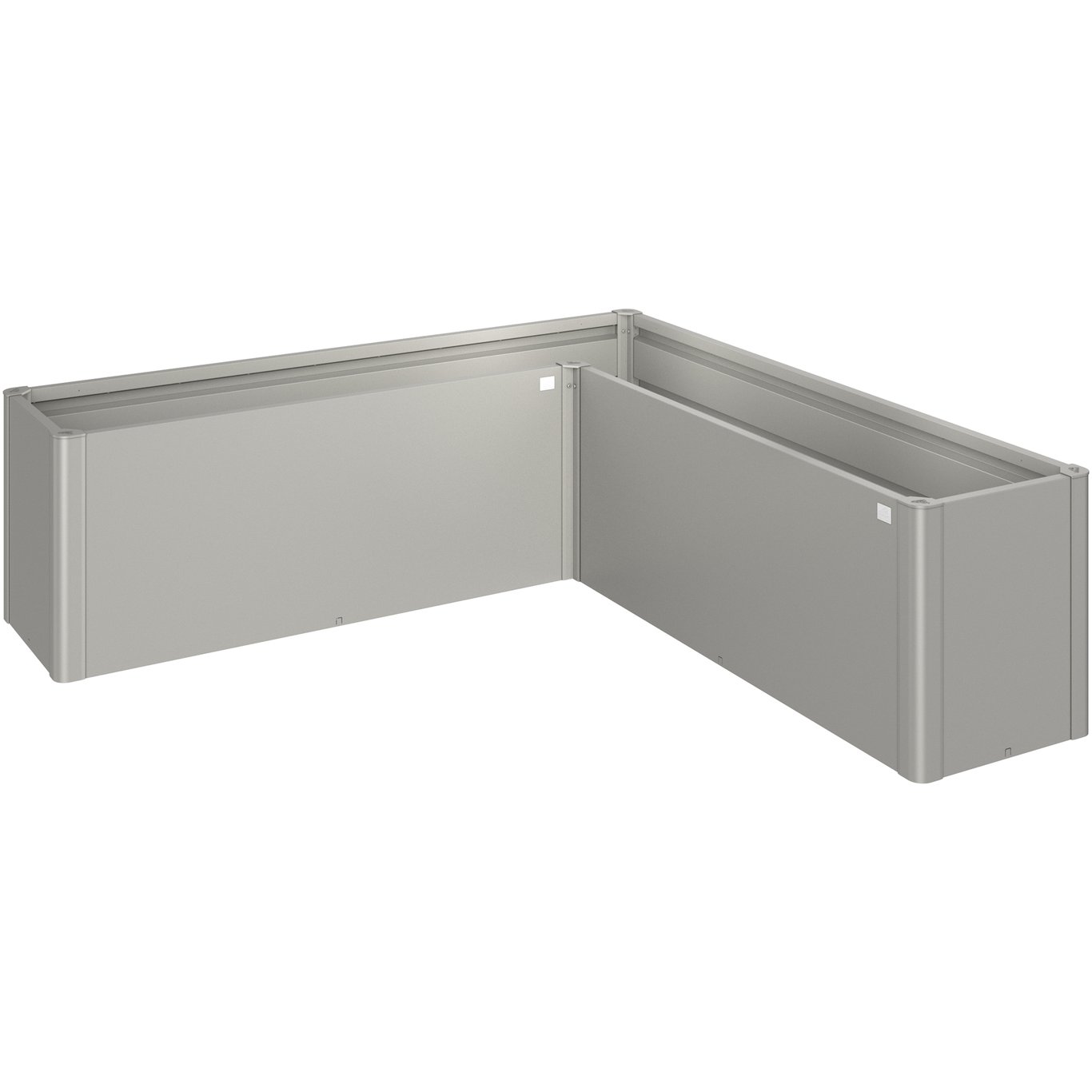 BIOHORT HØYBED BELVEDERE MIDI L200 KVARTSGRÅ METALLIC