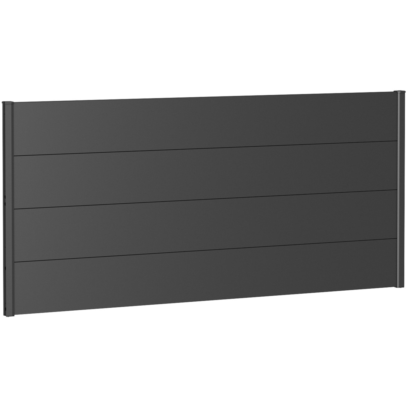 BIOHORT VEGGPANEL FOR LEVEGG UTEN AKRYLGLASS 200X90 MØRK GRÅ METALLIC BIOHORT VEGGPANEL FOR LEVEGG UTEN AKRYLGLASS 200X90 MØRK GRÅ METALLIC