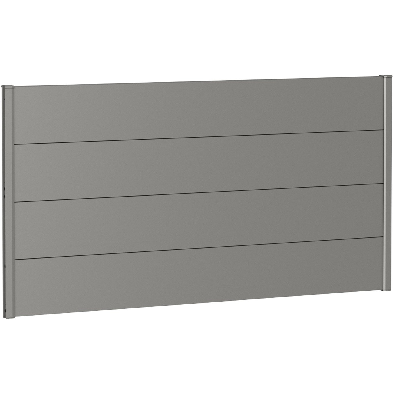 BIOHORT VEGGPANEL FOR LEVEGG UTEN AKRYLGLASS 180X90 KVARTSGRÅ METALLIC BIOHORT VEGGPANEL FOR LEVEGG UTEN AKRYLGLASS 180X90 KVARTSGRÅ METALLIC