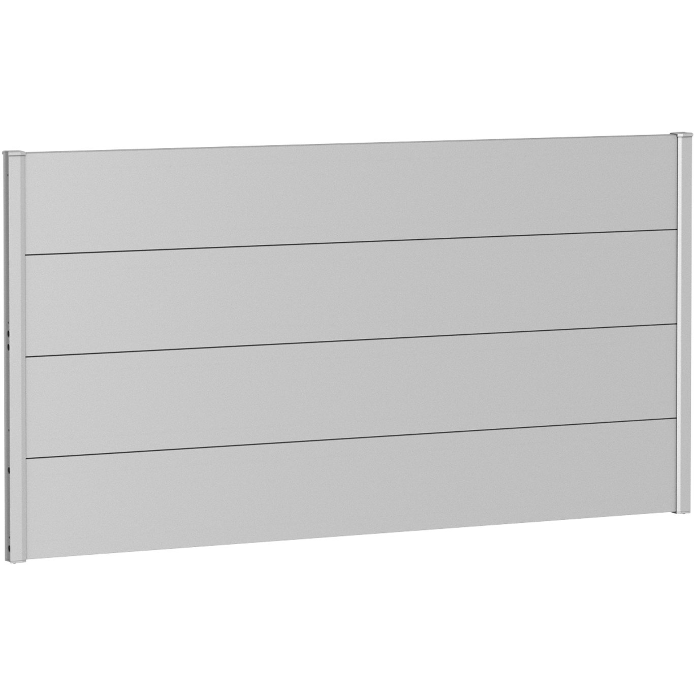 BIOHORT VEGGPANEL FOR LEVEGG UTEN AKRYLGLASS 180X90 SØLV METALLIC BIOHORT VEGGPANEL FOR LEVEGG UTEN AKRYLGLASS 180X90 SØLV METALLIC