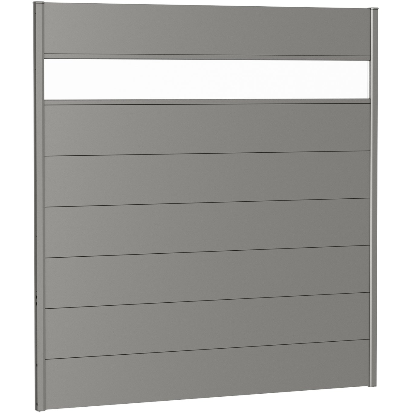 BIOHORT VEGGPANEL FOR LEVEGG AKRYLGLASS 180X180 KVARTSGRÅ METALLIC BIOHORT VEGGPANEL FOR LEVEGG AKRYLGLASS 180X180 KVARTSGRÅ METALLIC