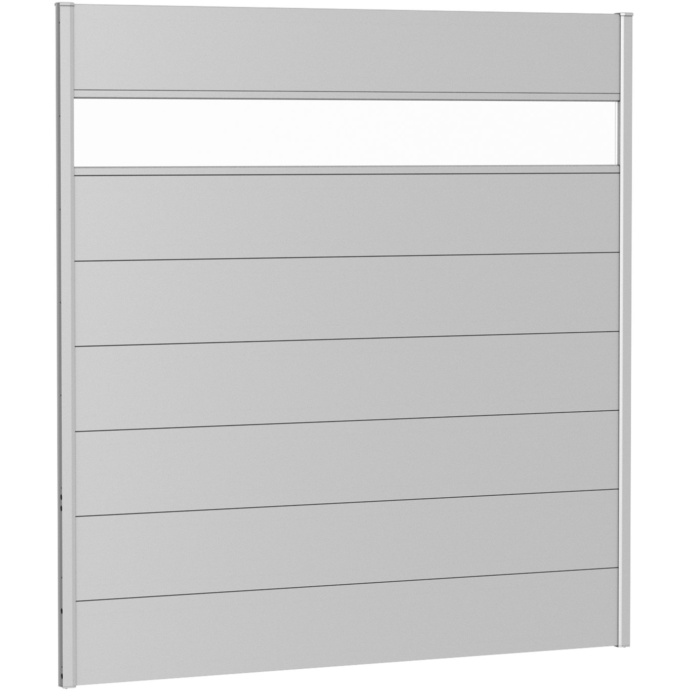BIOHORT VEGGPANEL FOR LEVEGG AKRYLGLASS 180X180 SØLV METALLIC BIOHORT VEGGPANEL FOR LEVEGG AKRYLGLASS 180X180 SØLV METALLIC