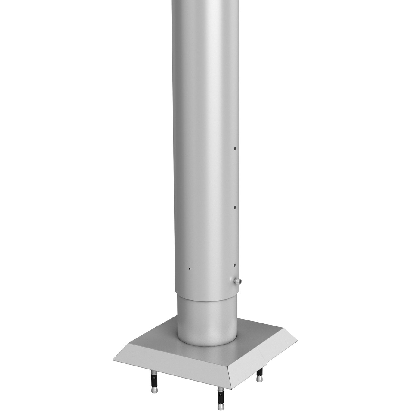 BIOHORT STOLPE FOR LEVEGG FOR FORANKRING 180 CM HØYDEJUSTERBAR SØLV METALLIC BIOHORT STOLPE FOR LEVEGG FOR FORANKRING 180 CM HØYDEJUSTERBAR SØLV METALLIC