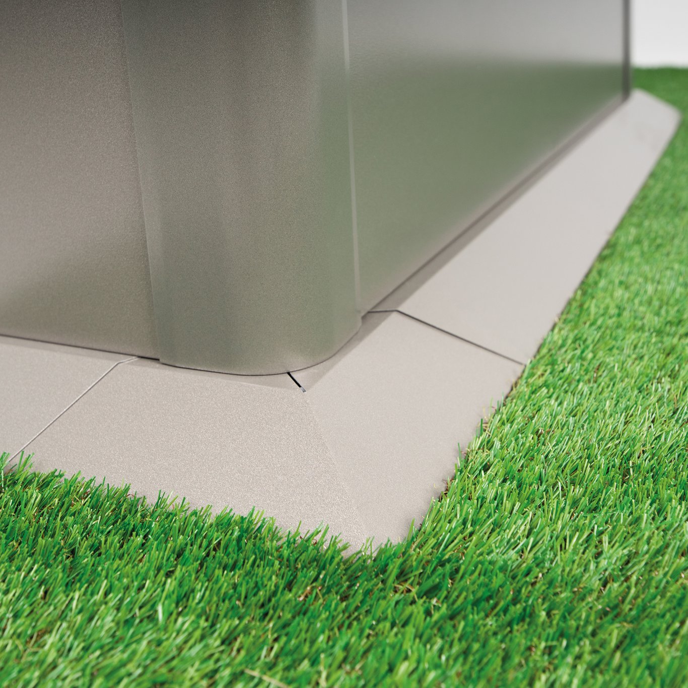 BIOHORT PYNTEKANT 1,5X1 KVARTSGRÅ METALLIC