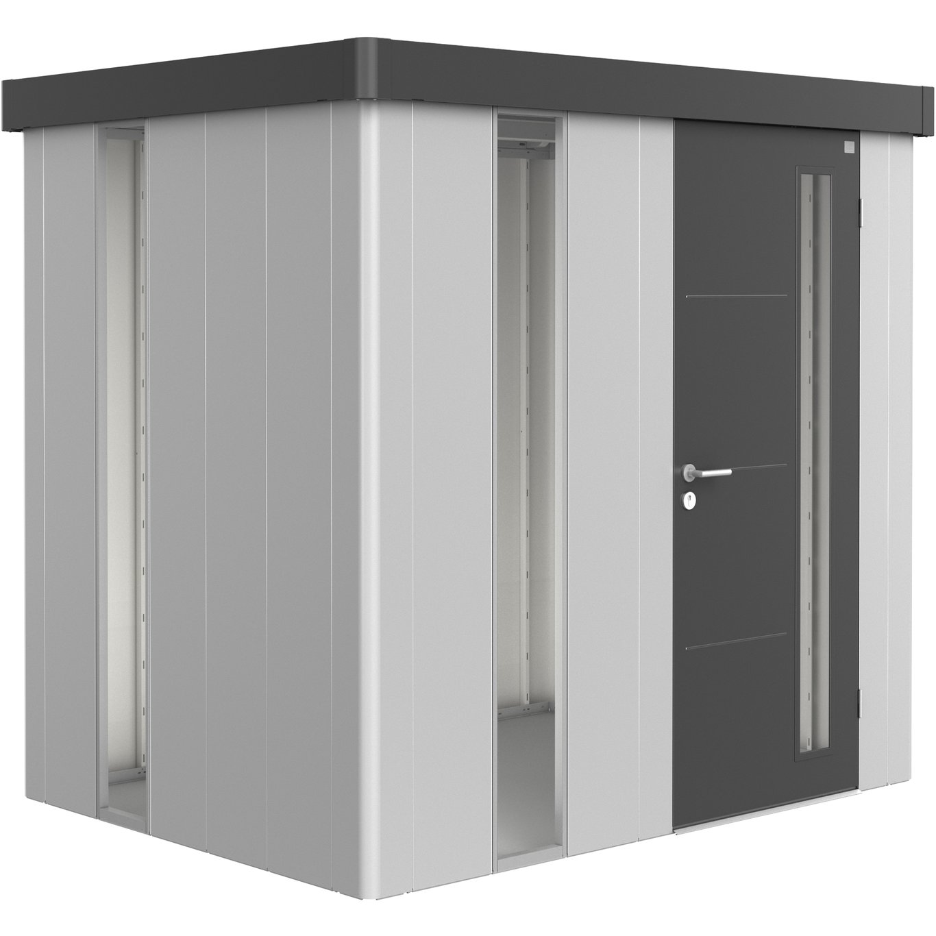 BIOHORT FARGET PANEL LAGET AV AKRYLGLASS REDSKAPSBOD NEO, SØLV METALLIC BIOHORT FARGET PANEL LAGET AV AKRYLGLASS REDSKAPSBOD NEO, SØLV METALLIC