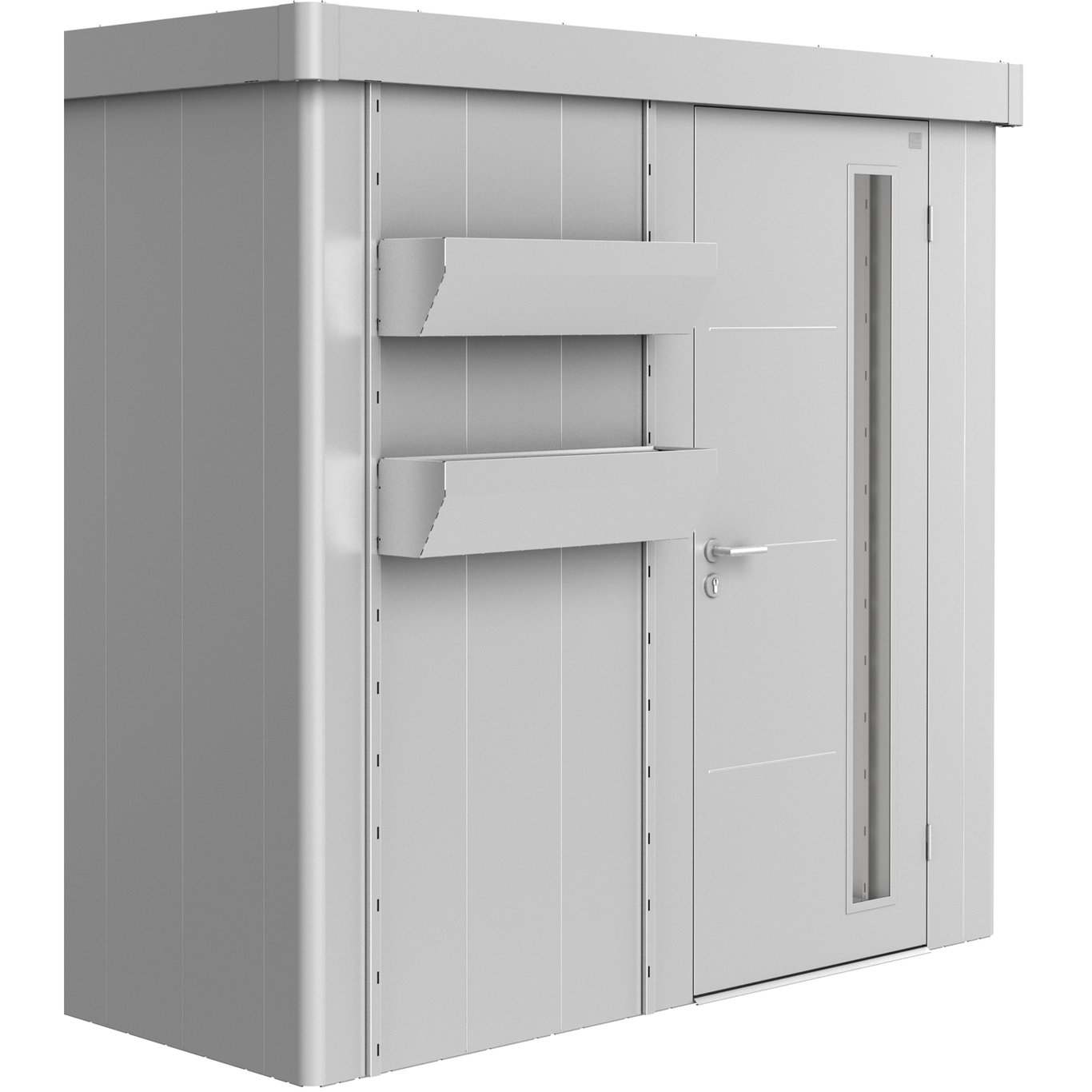 BIOHORT FLORABOARD FOR REDSKAPSBOD NEO, SØLV METALLIC BIOHORT FLORABOARD FOR REDSKAPSBOD NEO, SØLV METALLIC