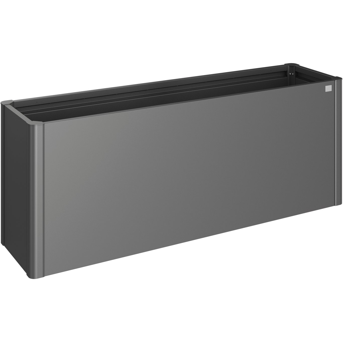 BIOHORT HØYBED 2 X 0,5, MØRK GRÅ METALLIC