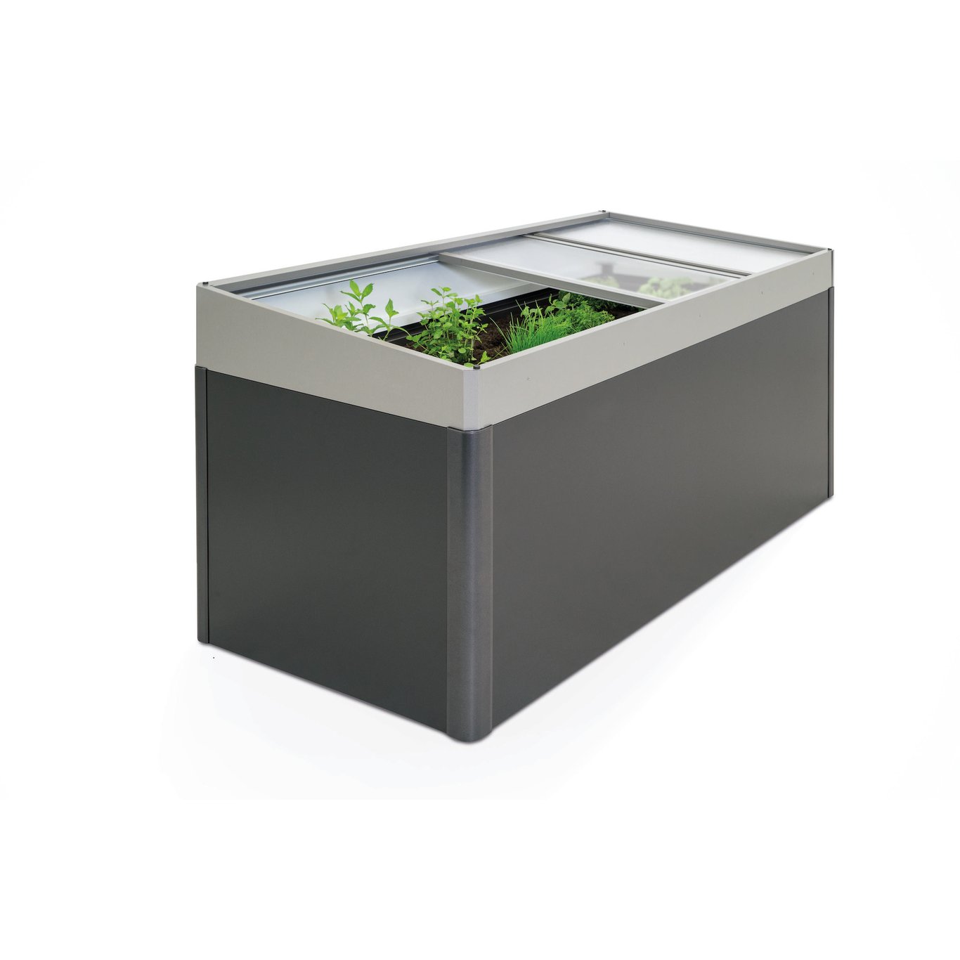 BIOHORT RAMME STR 2X1 kvartsgrå