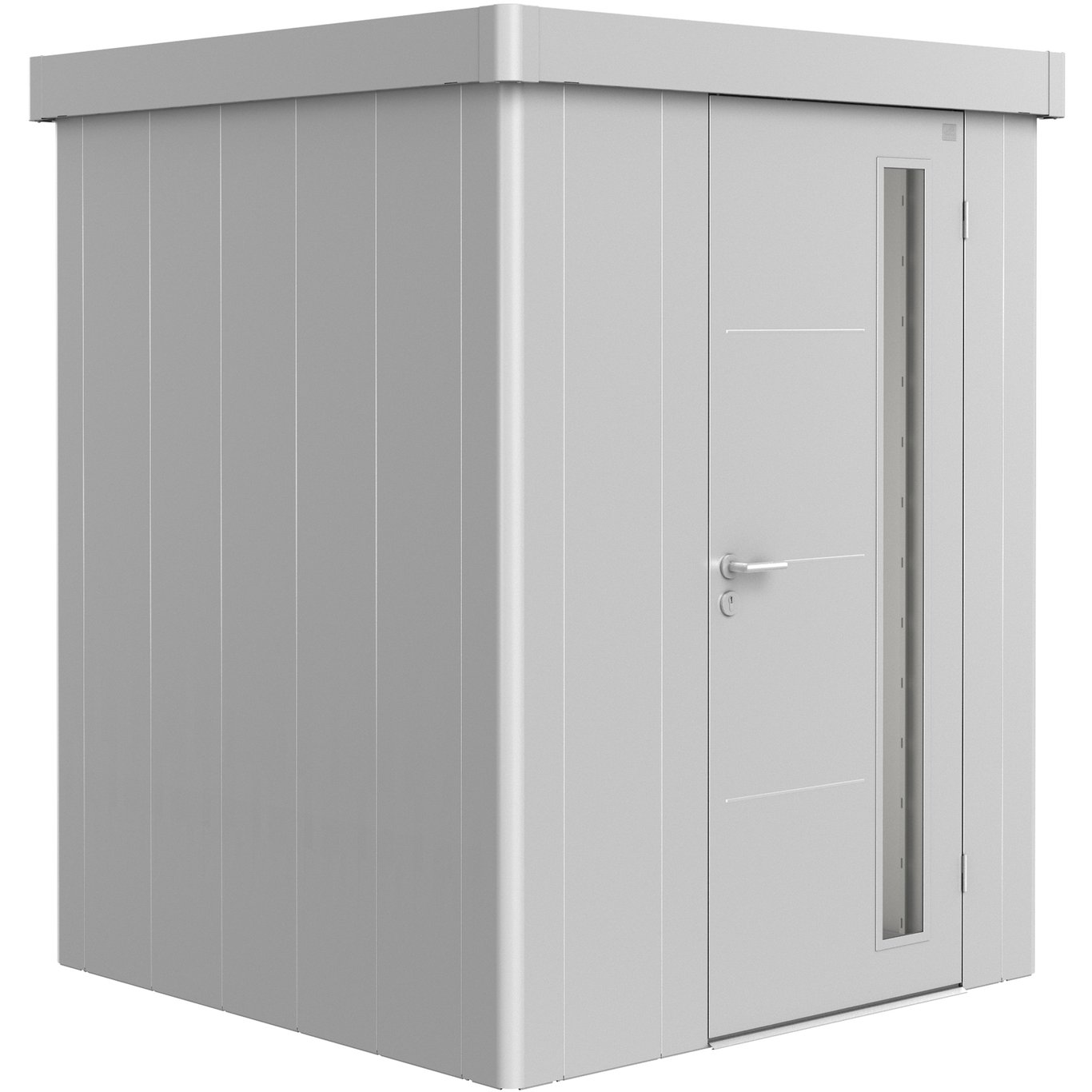 BIOHORT REDSKAPSBOD NEO 1A STD. DØR SØLV METALLIC