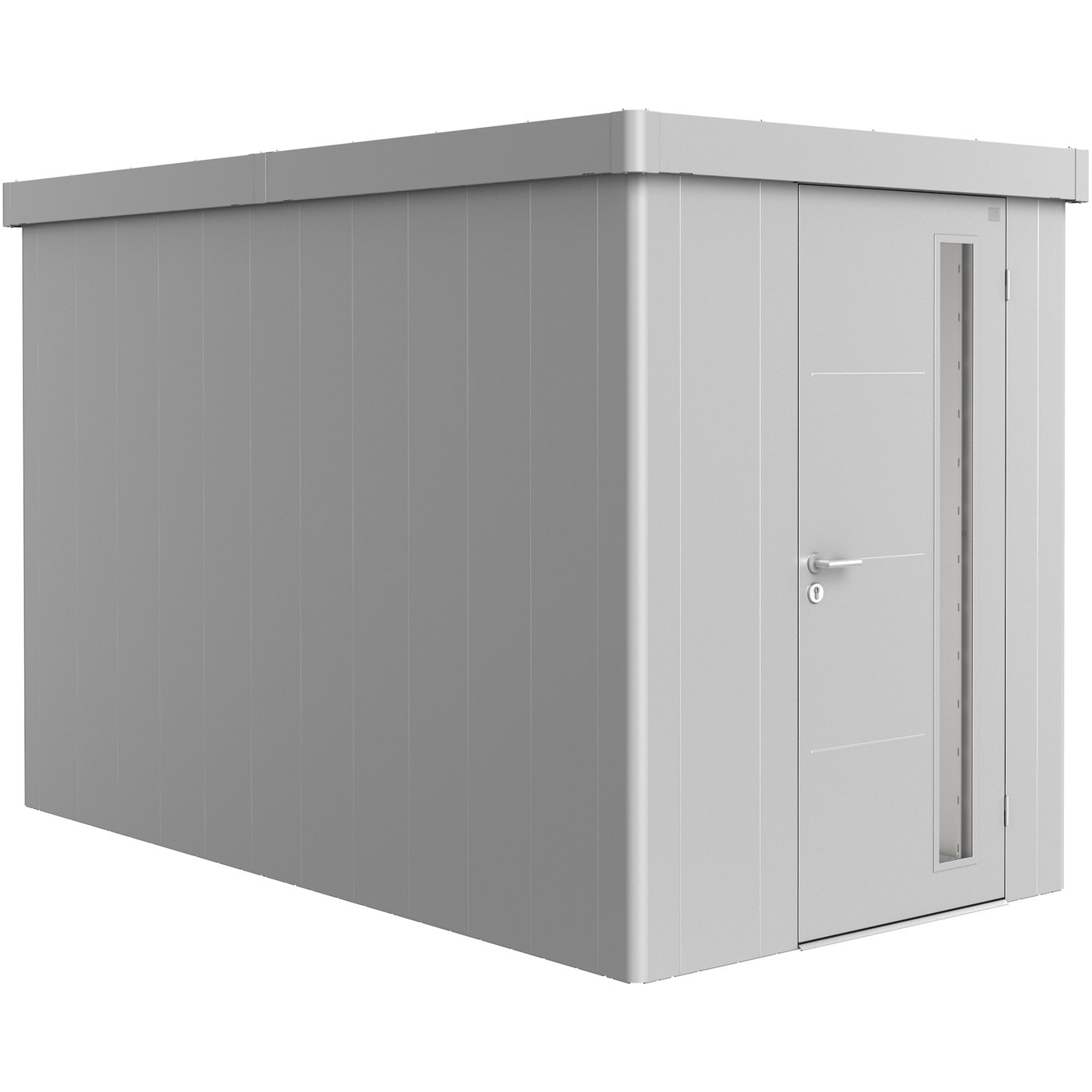 BIOHORT REDSKAPSBOD NEO 4A STD. DØR SØLV METALLIC