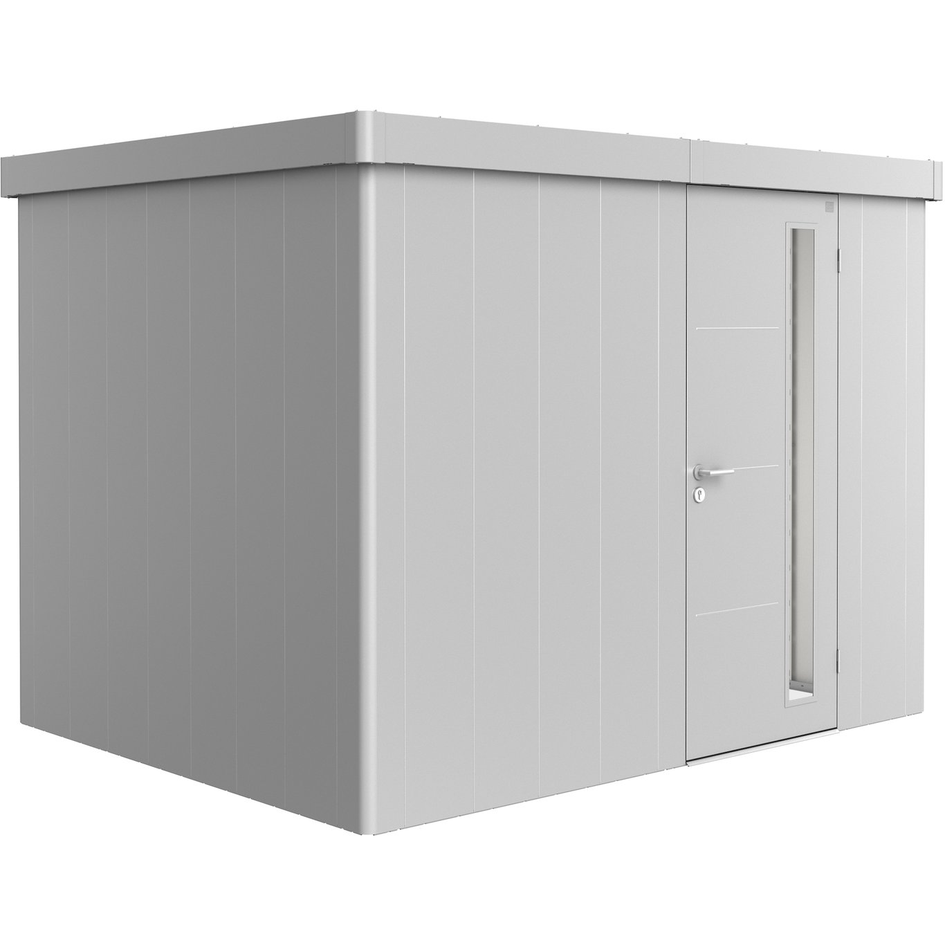 BIOHORT REDSKAPSBOD NEO 2C STD. DØR SØLV METALLIC BIOHORT REDSKAPSBOD NEO 2C STD. DØR SØLV METALLIC