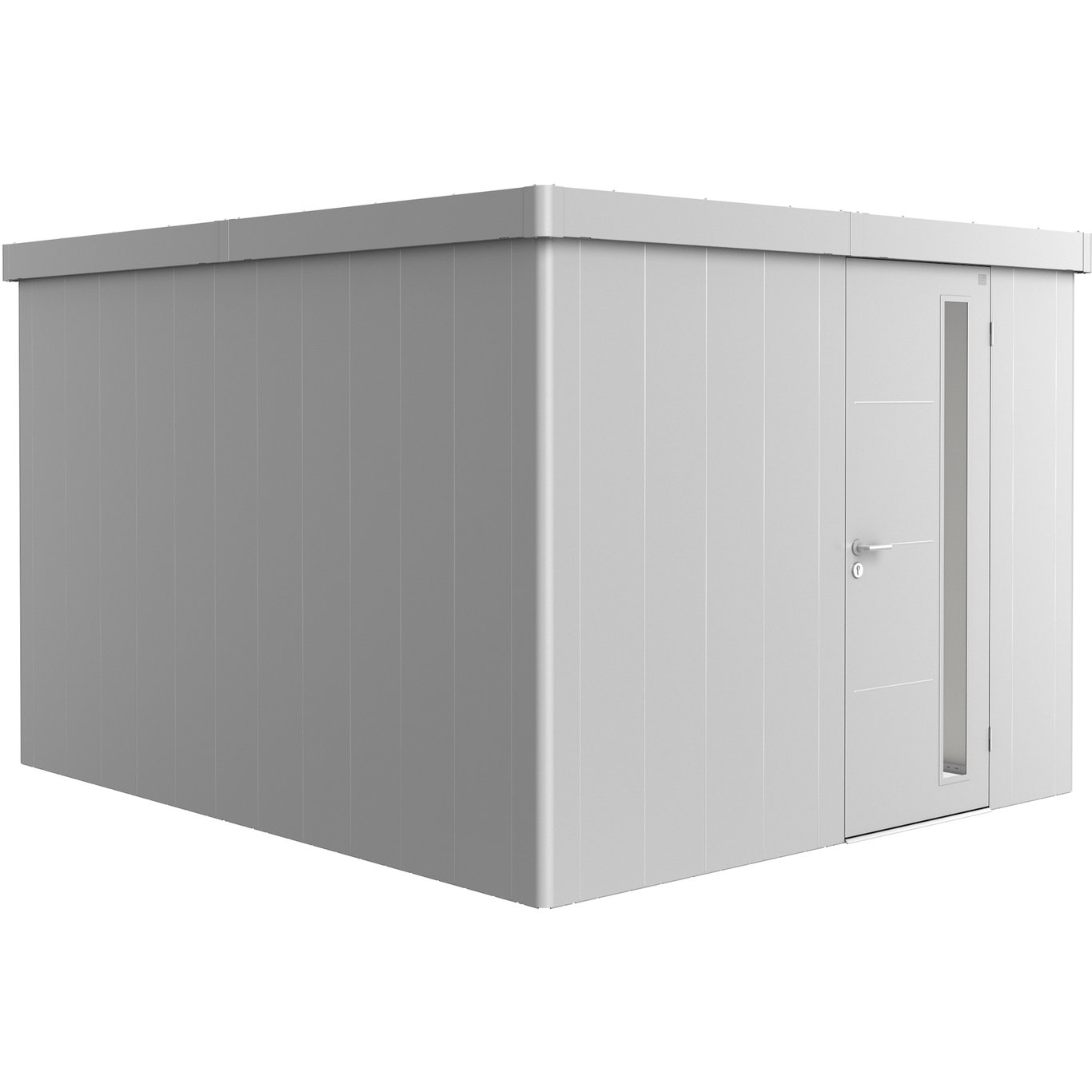 BIOHORT REDSKAPSBOD NEO 4C STD. DØR SØLV METALLIC