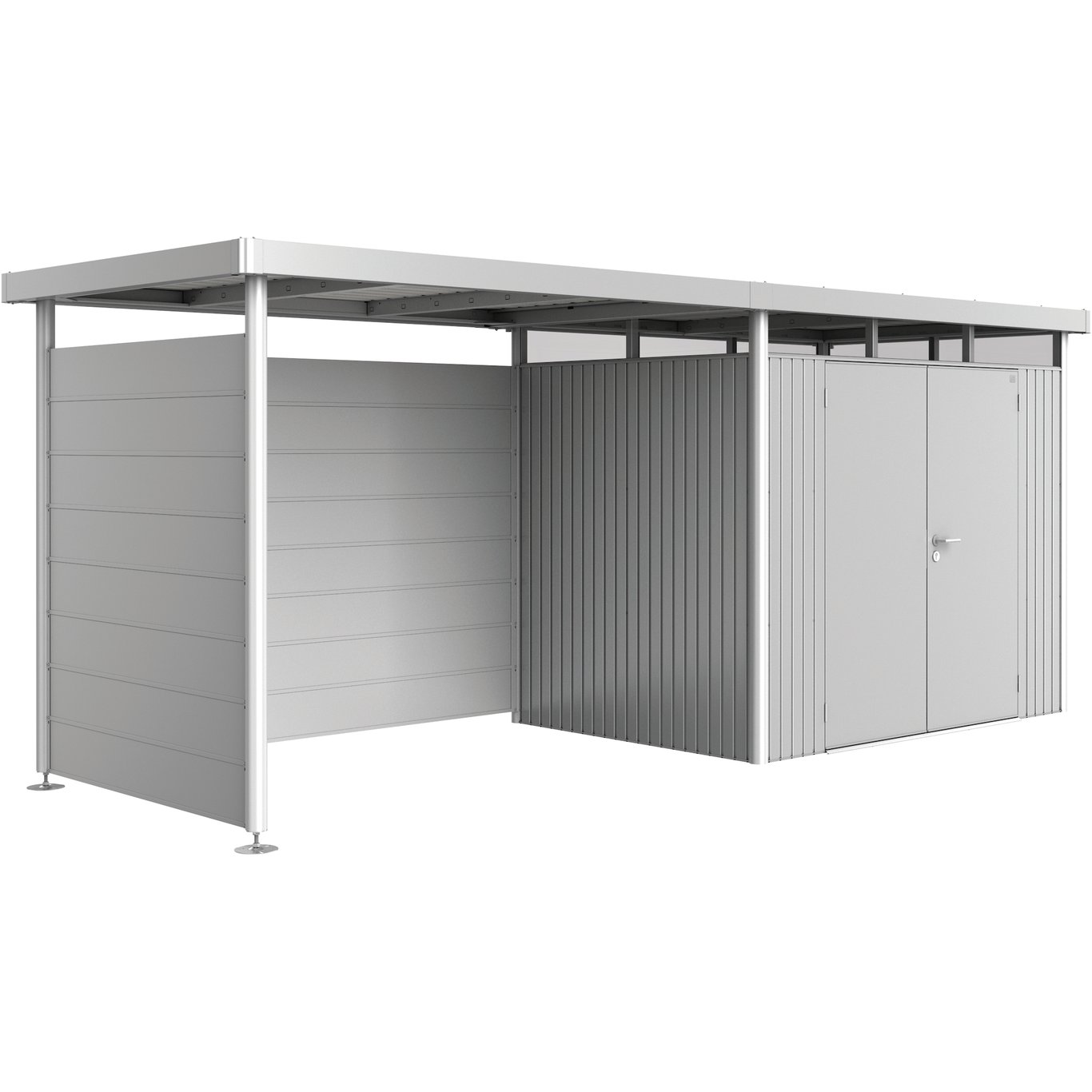 BIOHORT SIDEVEGG FOR HIGHLINE H2 SØLV