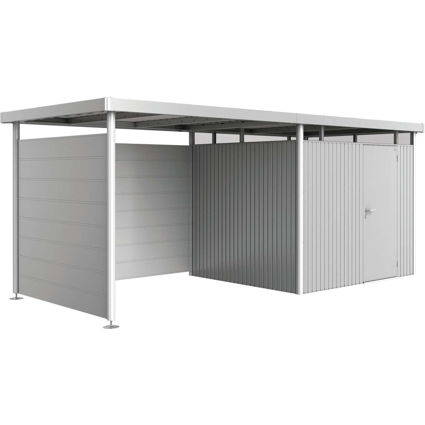 BIOHORT SIDEVEGG FOR HIGHLINE H3 SØLV