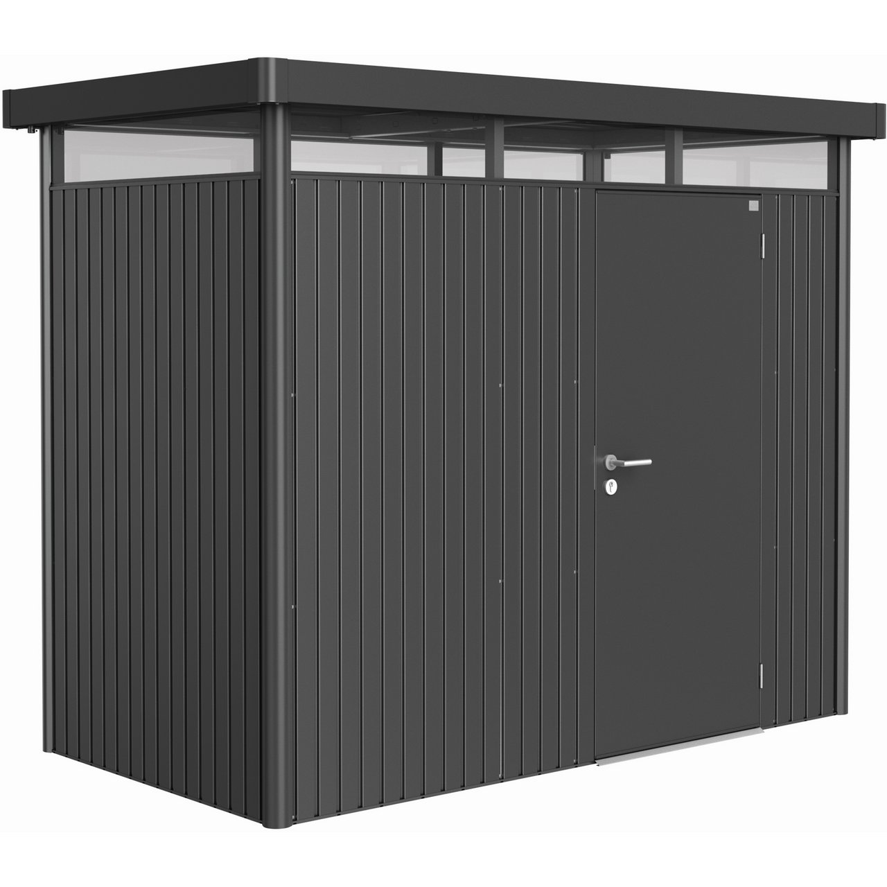 BIOHORT UTEBOD HIGHLINE H1 1 DØR MØRK GRÅ METALLIC BIOHORT UTEBOD HIGHLINE H1 1 DØR MØRK GRÅ METALLIC