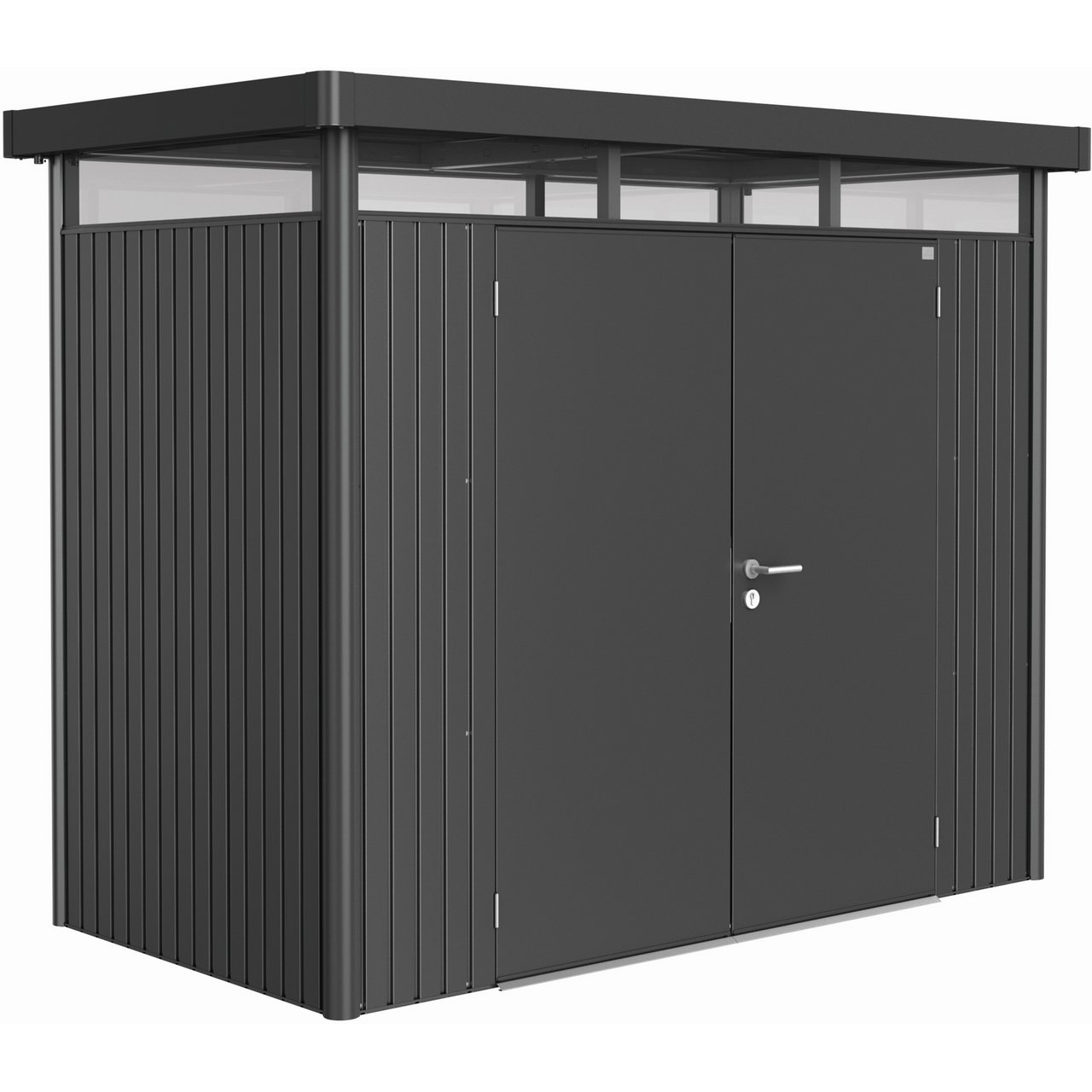 BIOHORT UTEBOD HIGHLINE H1 2 DØRER MØRK GRÅ MET. BIOHORT UTEBOD HIGHLINE H1 2 DØRER MØRK GRÅ MET.