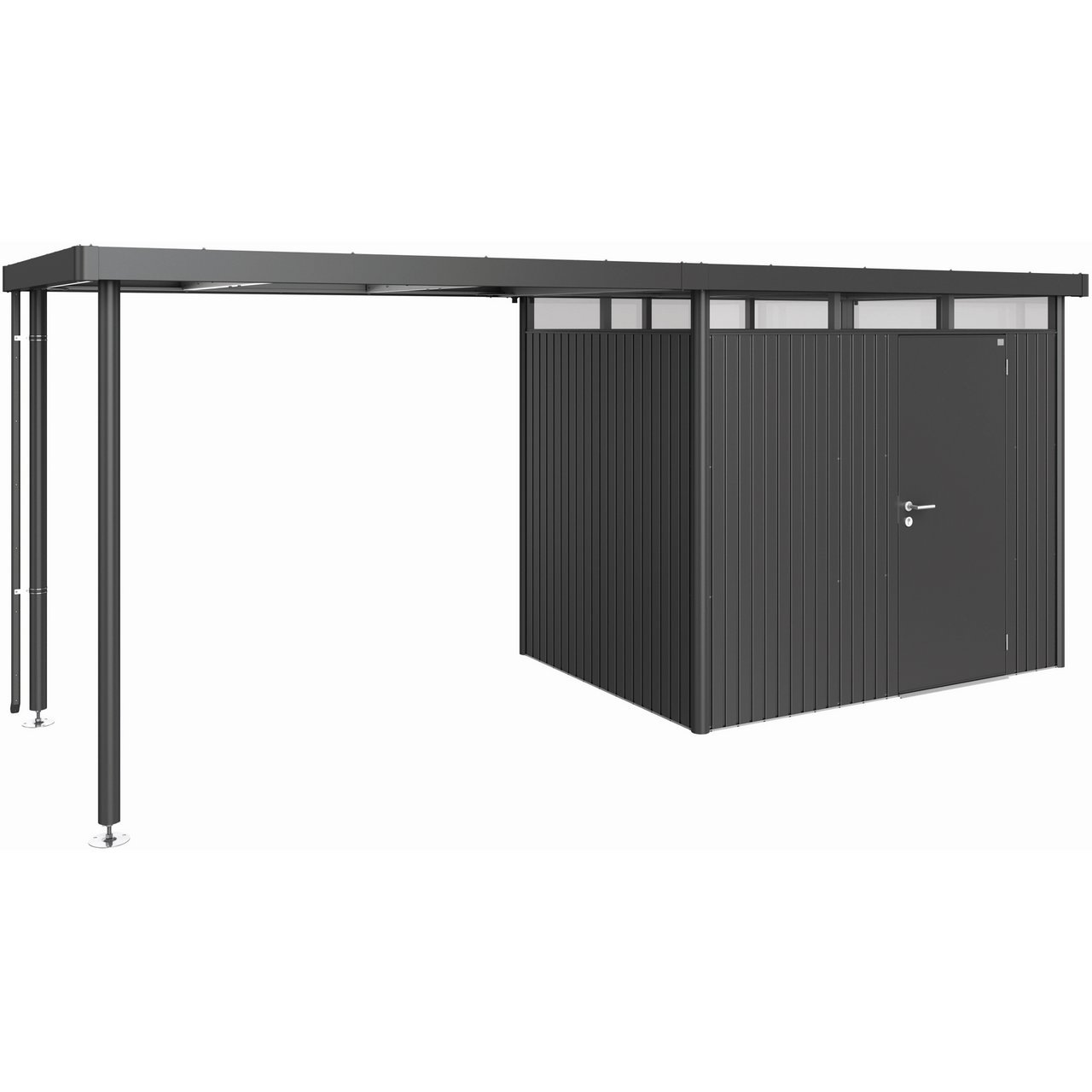 BIOHORT SIDETAK HIGHLINE H2 MØRK GRÅ METALLIC BIOHORT SIDETAK HIGHLINE H2 MØRK GRÅ METALLIC