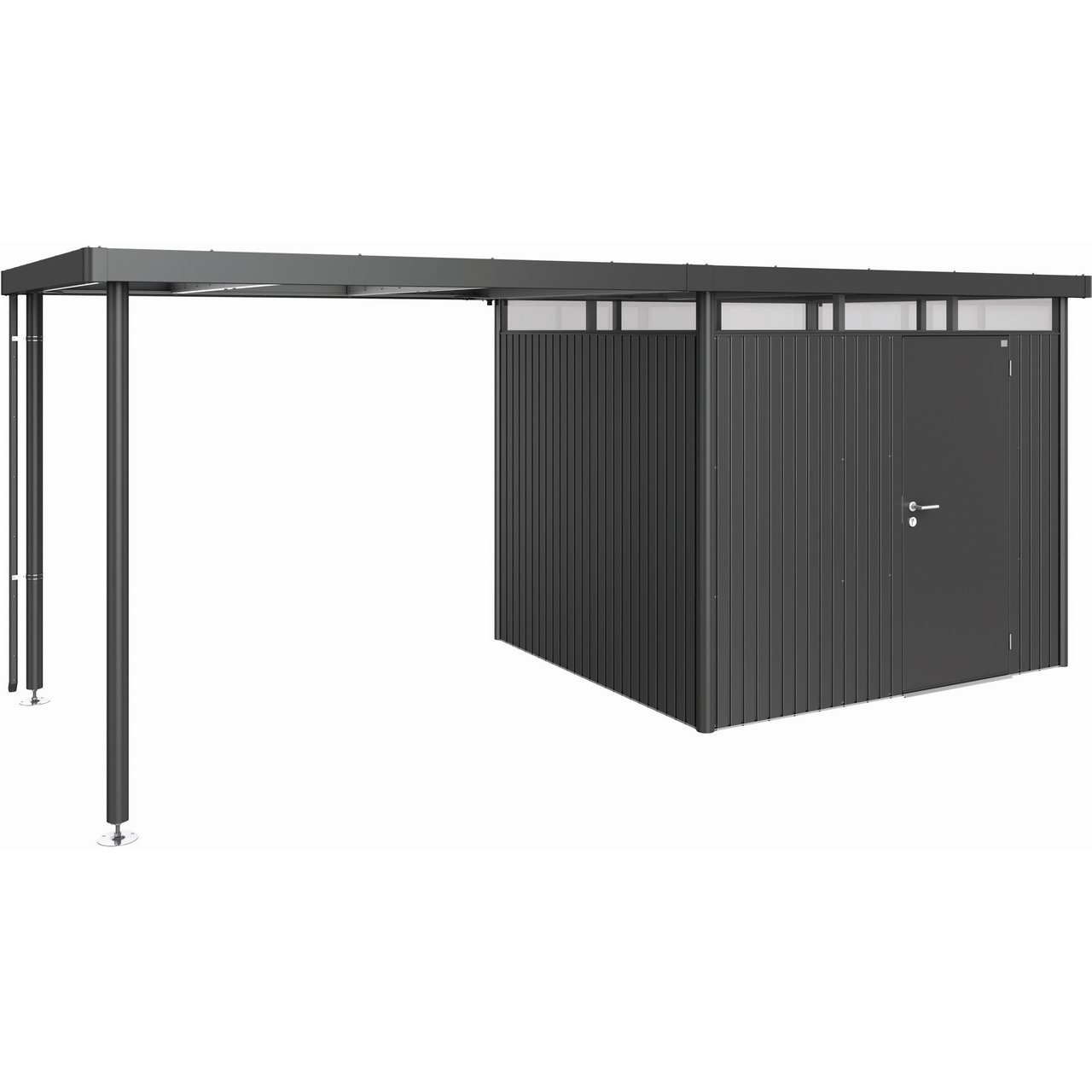 BIOHORT SIDETAK HIGHLINE H3 MØRK GRÅ METALLIC BIOHORT SIDETAK HIGHLINE H3 MØRK GRÅ METALLIC