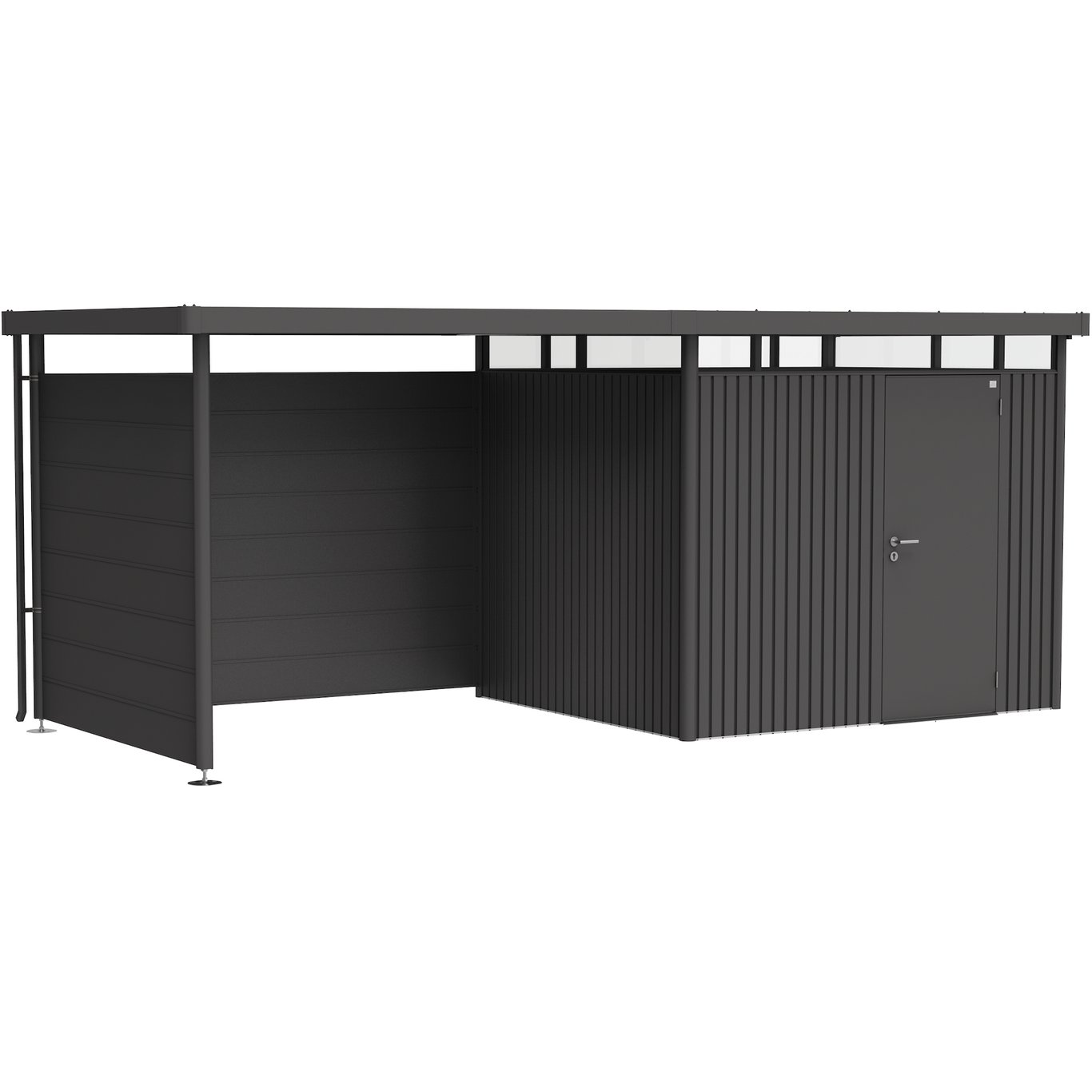 BIOHORT SIDEVEGG FOR HIGHLINE H3 MØRK GRÅ BIOHORT SIDEVEGG FOR HIGHLINE H3 MØRK GRÅ