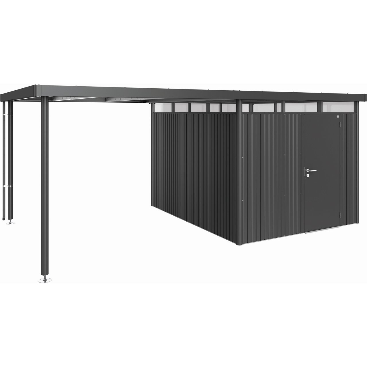 BIOHORT SIDETAK HIGHLINE H5 MØRK GRÅ METALLIC BIOHORT SIDETAK HIGHLINE H5 MØRK GRÅ METALLIC