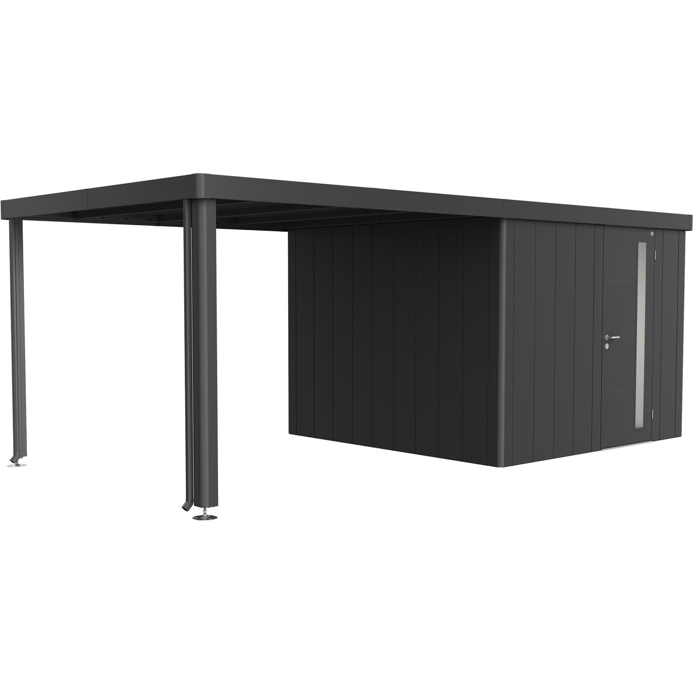 BIOHORT SIDETAK FOR REDSKAPSBOD NEO 3A/3B/3C/3D MØRK GRÅ METALLIC BIOHORT SIDETAK FOR REDSKAPSBOD NEO 3A/3B/3C/3D MØRK GRÅ METALLIC