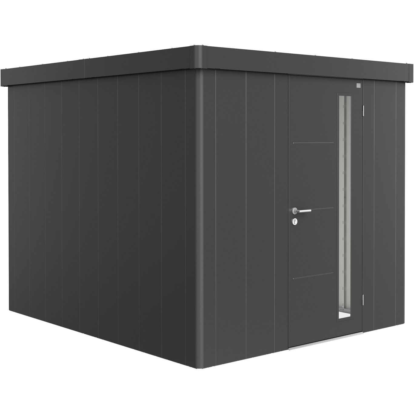 BIOHORT REDSKAPSBOD NEO 3B STD. DØR MØRK GRÅ METALLIC BIOHORT REDSKAPSBOD NEO 3B STD. DØR MØRK GRÅ METALLIC