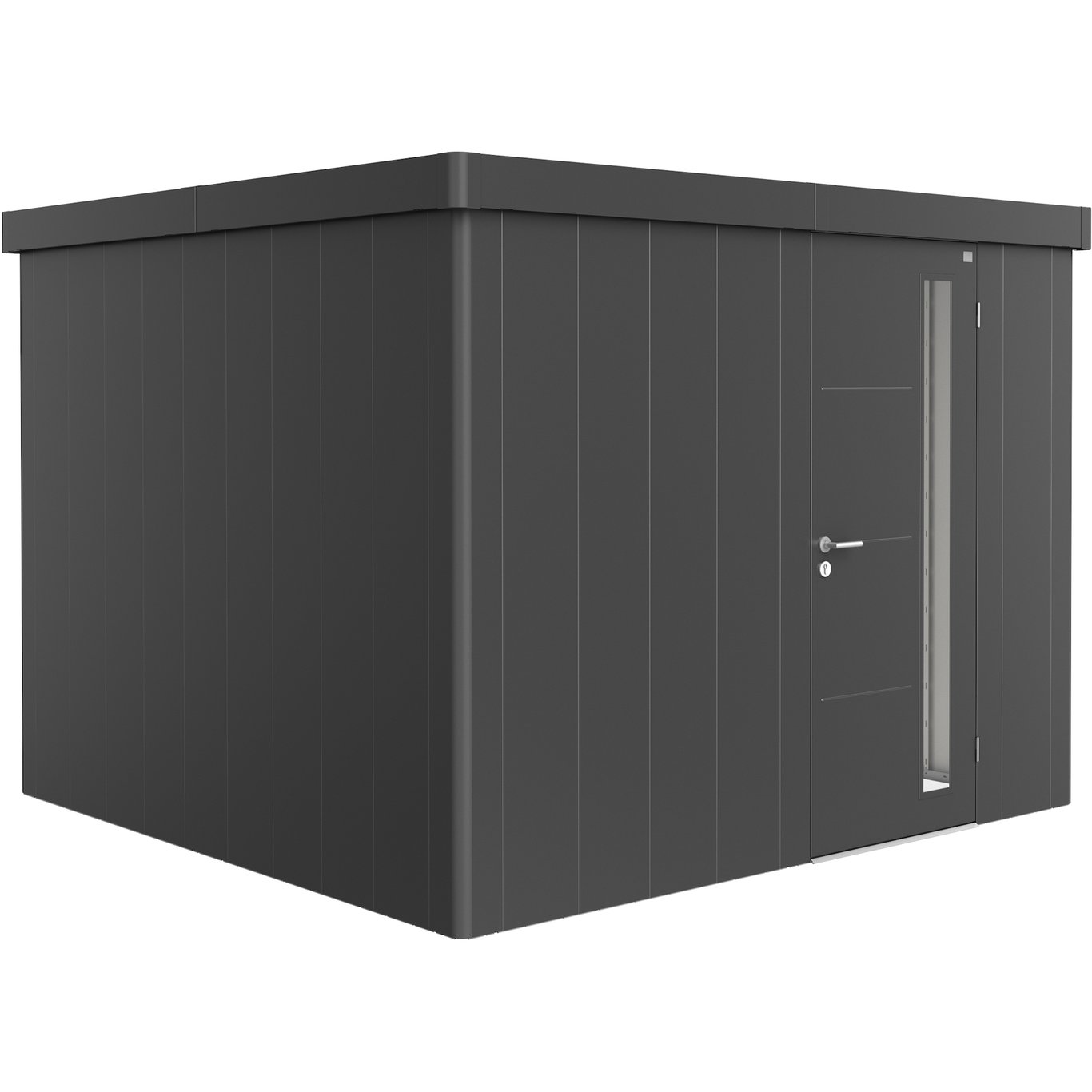 BIOHORT REDSKAPSBOD NEO 3C STD. DØR MØRK GRÅ METALLIC BIOHORT REDSKAPSBOD NEO 3C STD. DØR MØRK GRÅ METALLIC