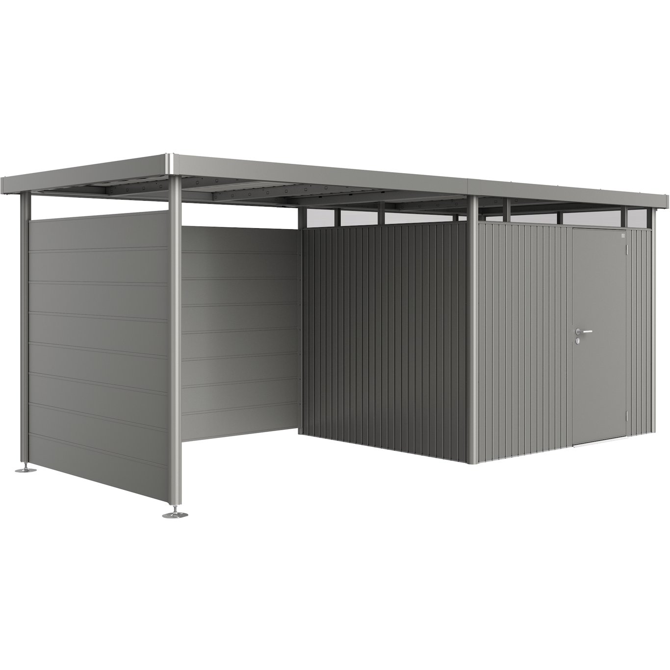 BIOHORT SIDEVEGG HIGHLINE H3 kvartsgrå