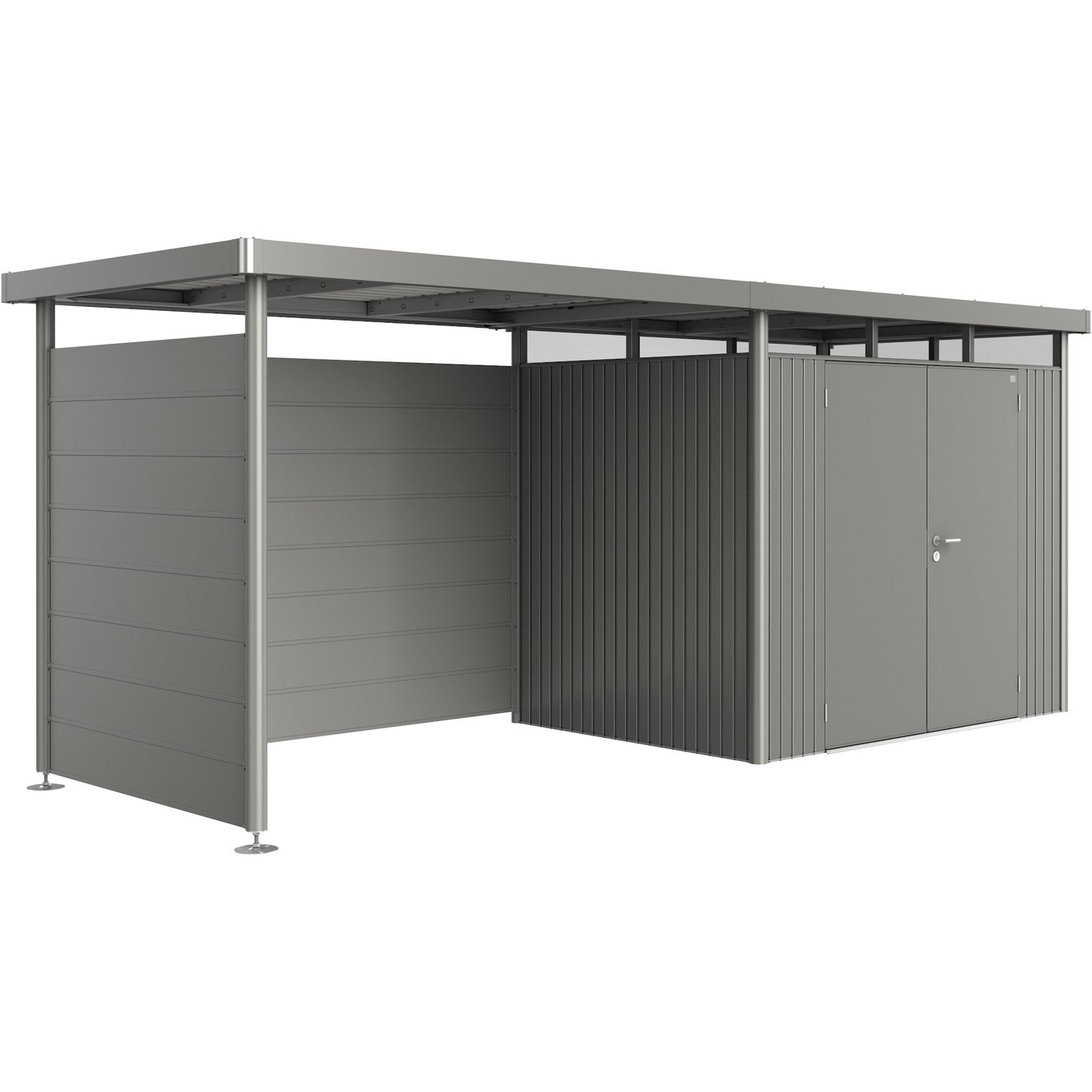 BIOHORT BAKVEGG HIGHLINE H2-H5 kvartsgrå BIOHORT BAKVEGG HIGHLINE H2-H5 kvartsgrå