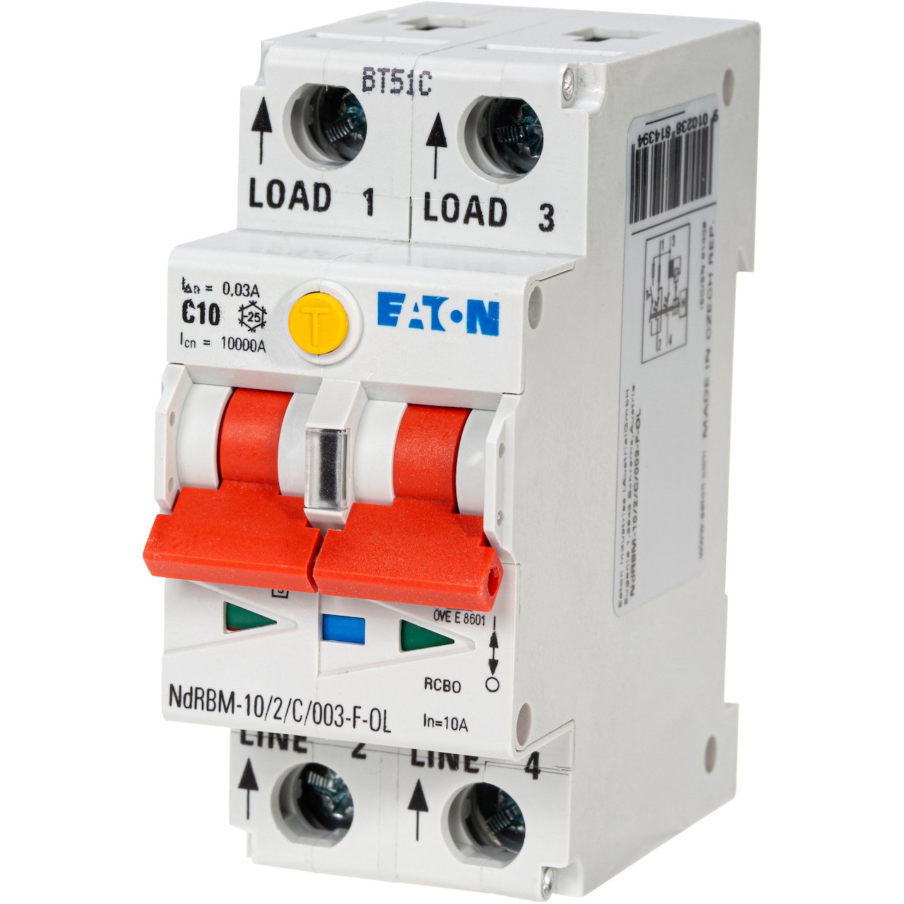 EATON JORDFEILAUTOMAT DIGITAL 10A NDRBM-10/2/C/003-F-OL EATON JORDFEILAUTOMAT DIGITAL 10A NDRBM-10/2/C/003-F-OL