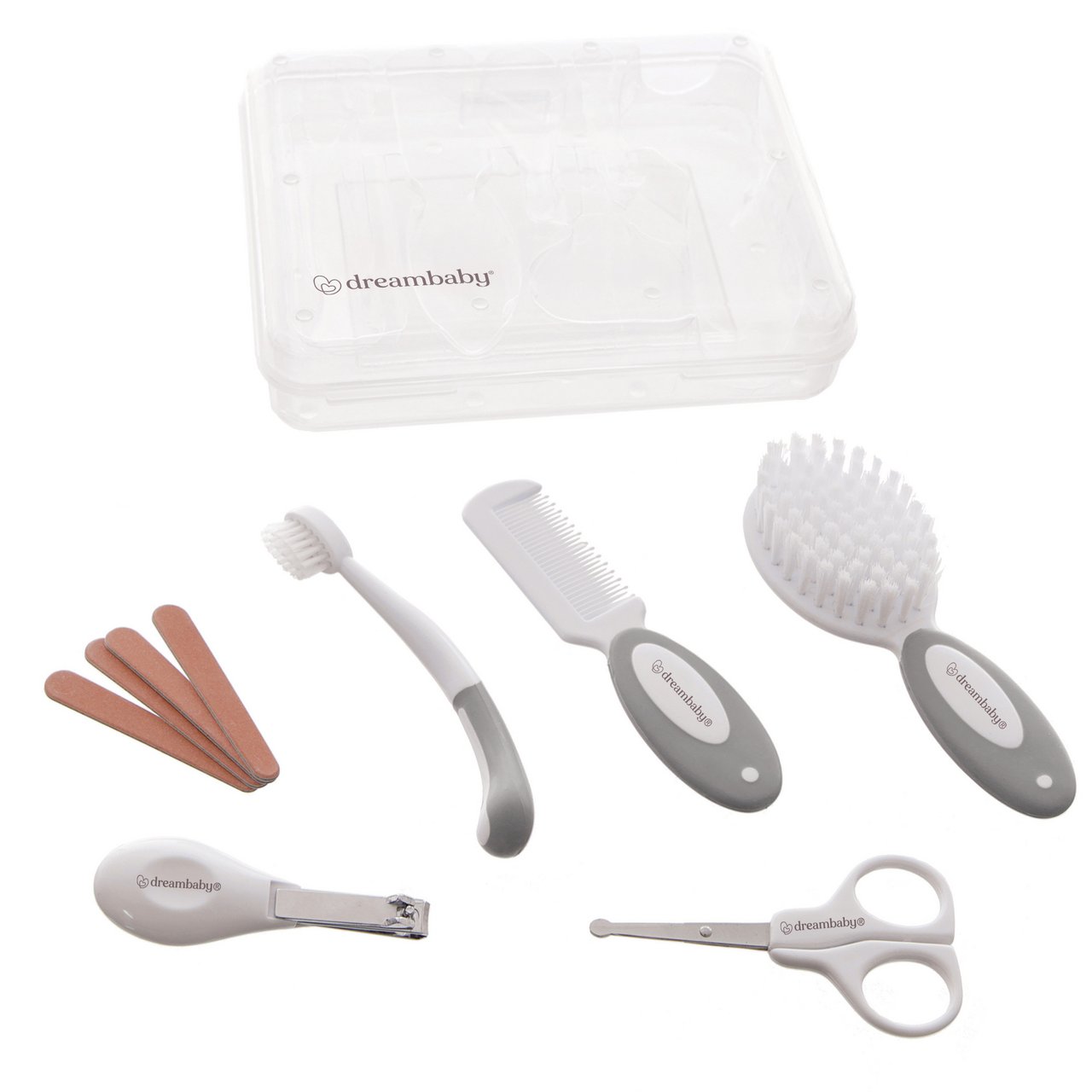 DREAMBABY HYGIENESETT 10 DELER GRÅ