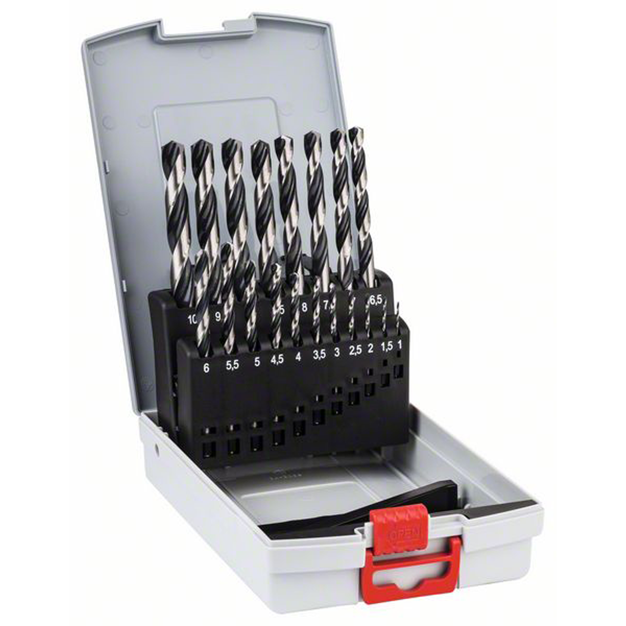 BOSCH METALLBORSETT POINTTEC HSS-R 1-10MM - 19 DELER