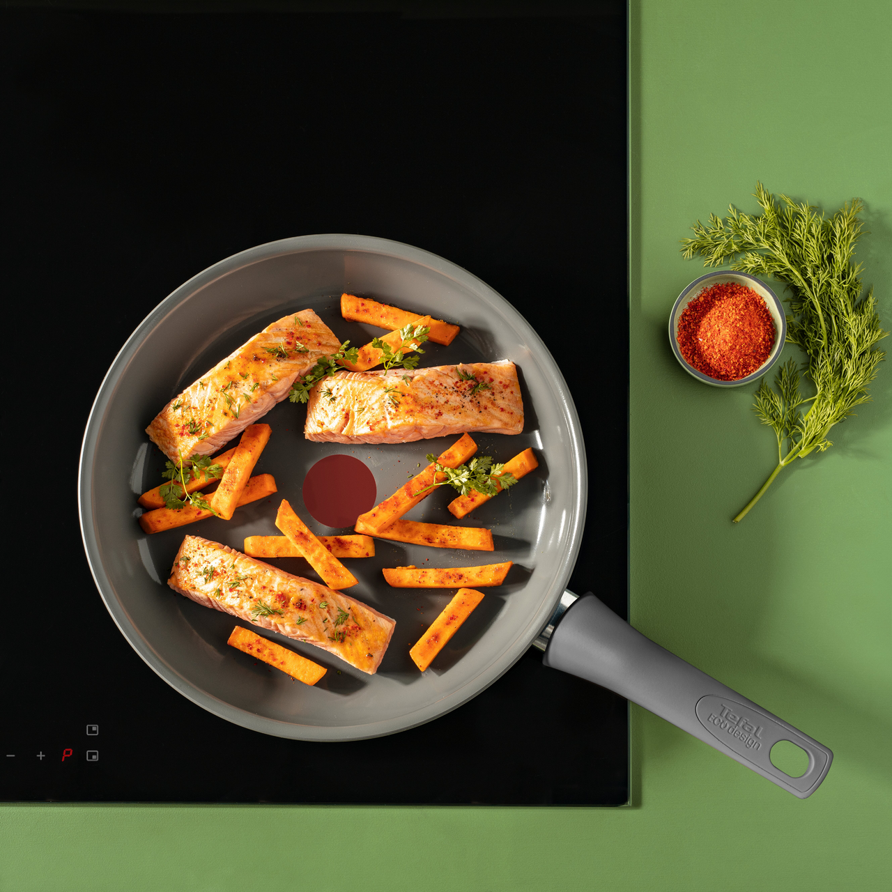 TEFAL RENEWAL STEKEPANNE 20 CM GRÅ
