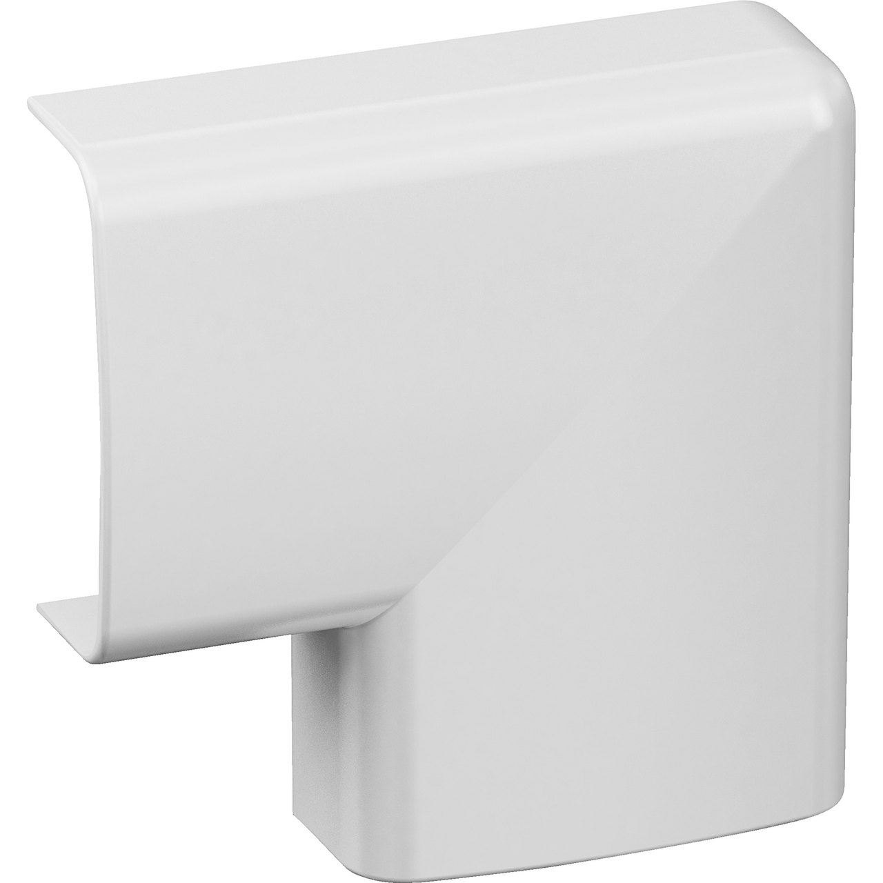 SCHNEIDER OPTILINE MINI RENHVITE L-STYKKE 90 GRADER 18X45MM