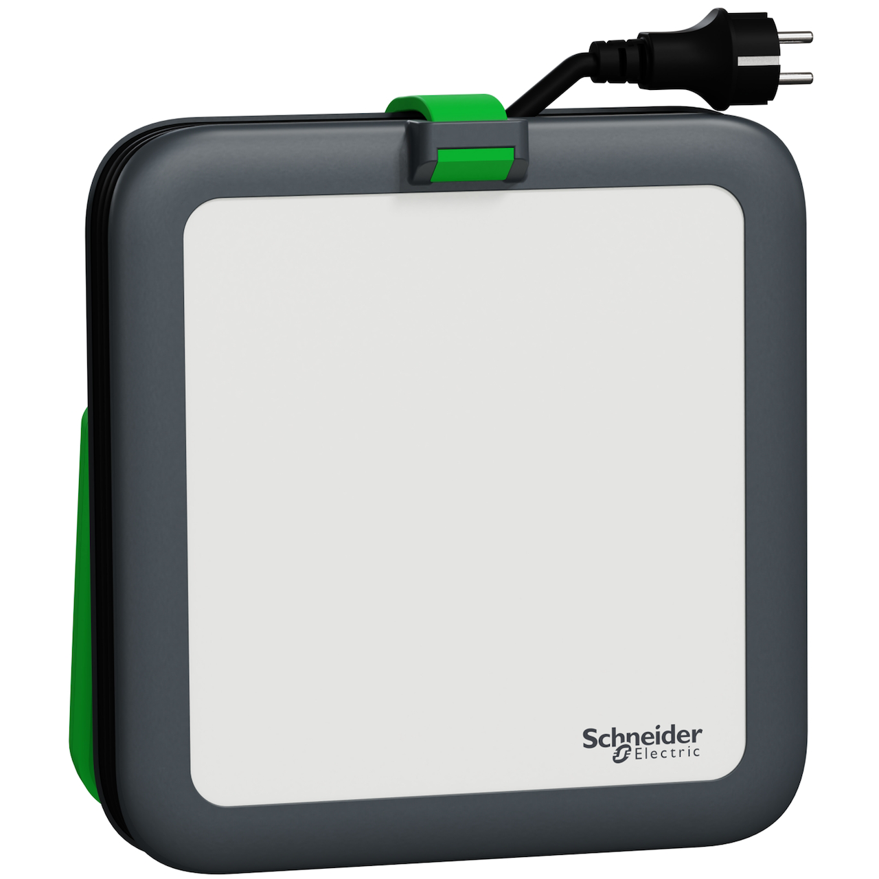 SCHNEIDER ARBEIDSLAMPE 55W 6800LM 4000K, IP54, 1 SCHUKO UTTAK USB A+C 2.4A MAX