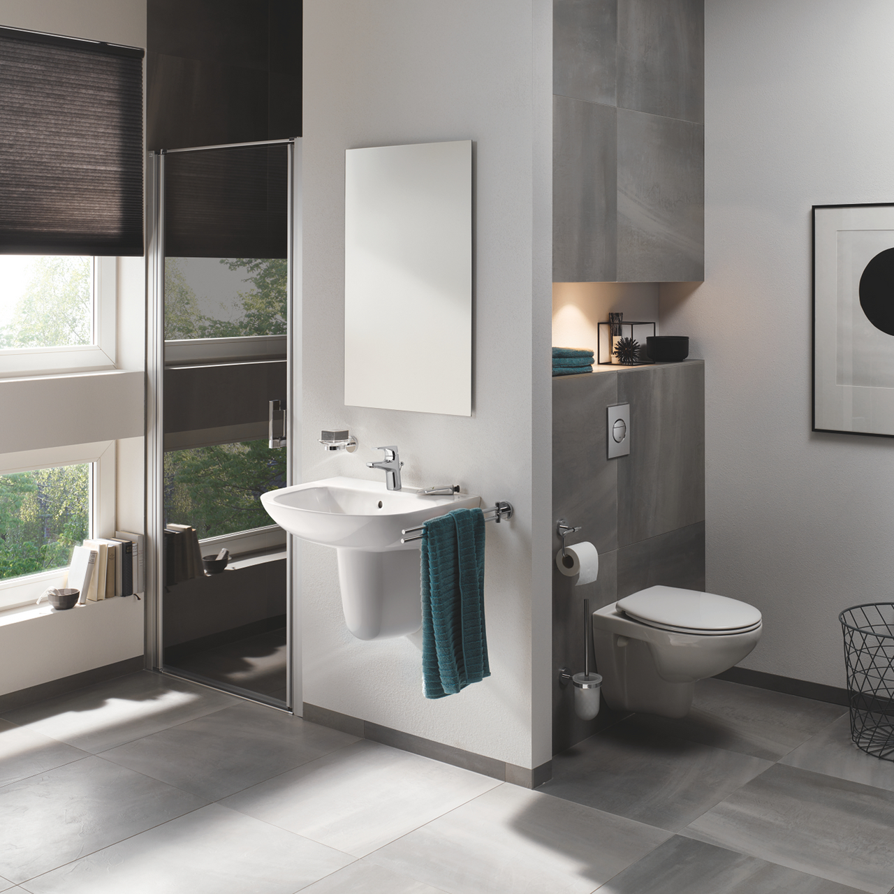 Mitigeur monocommande lavabo - GROHE Start Flow - Taille S - Chromé