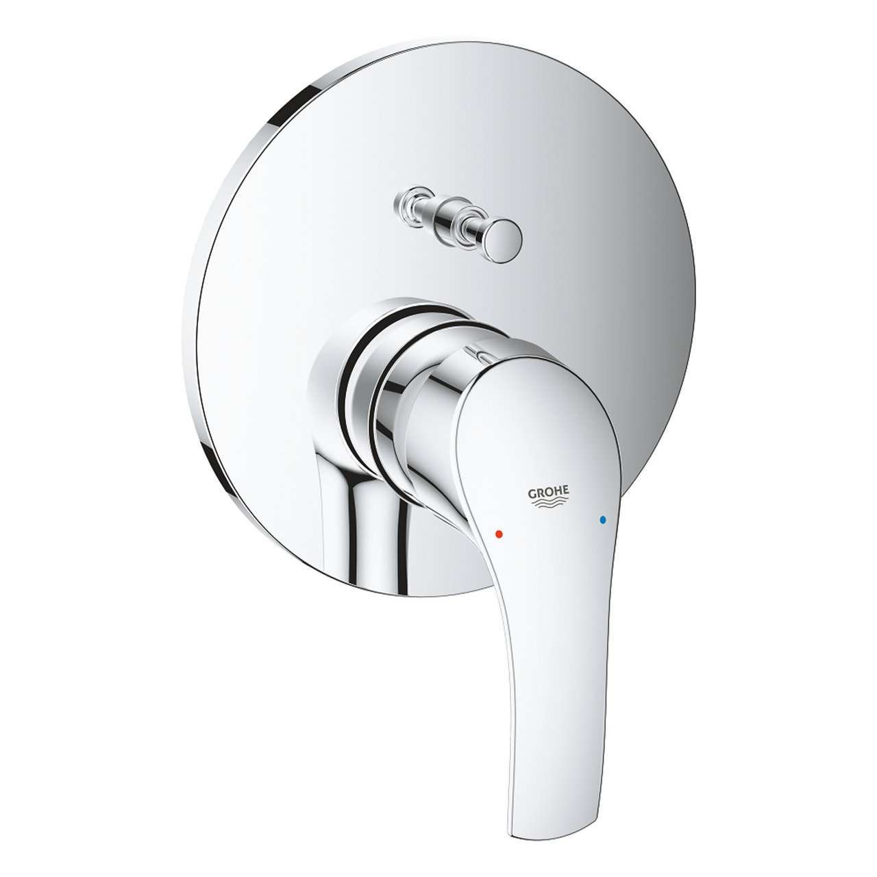 GROHE EUROSMART BADEKARBATTERI FOR INNBYGGING KROM