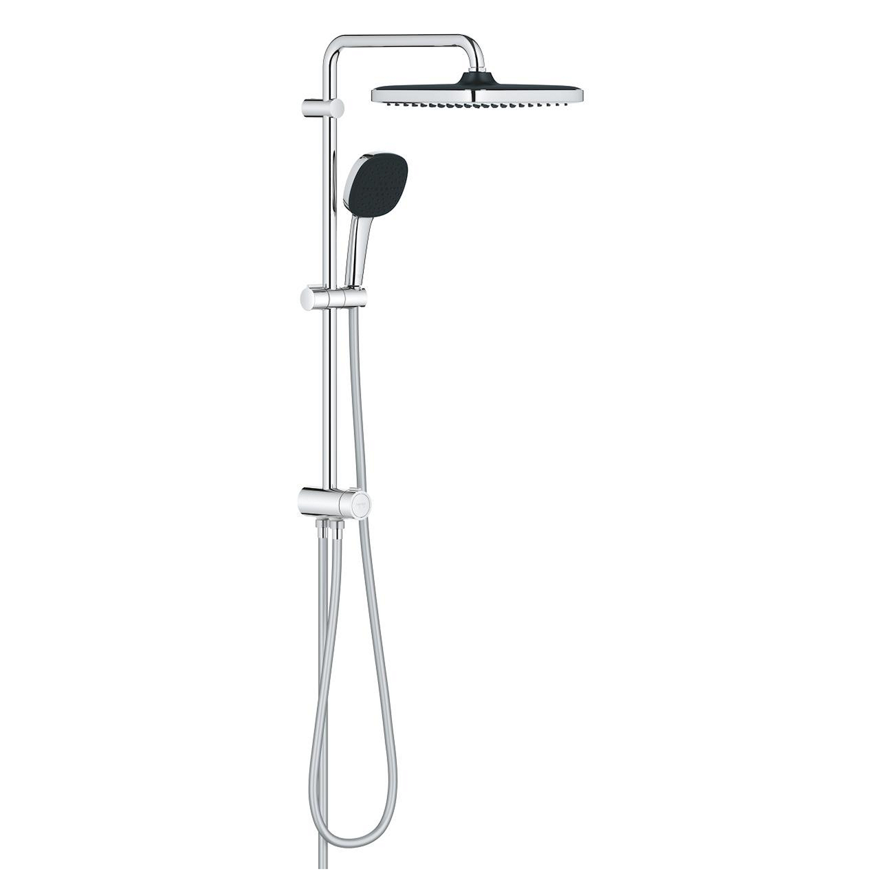 GROHE VITALIO COMFORT 250 FLEX REGNDUSJ M/OMSKIFTER KROM