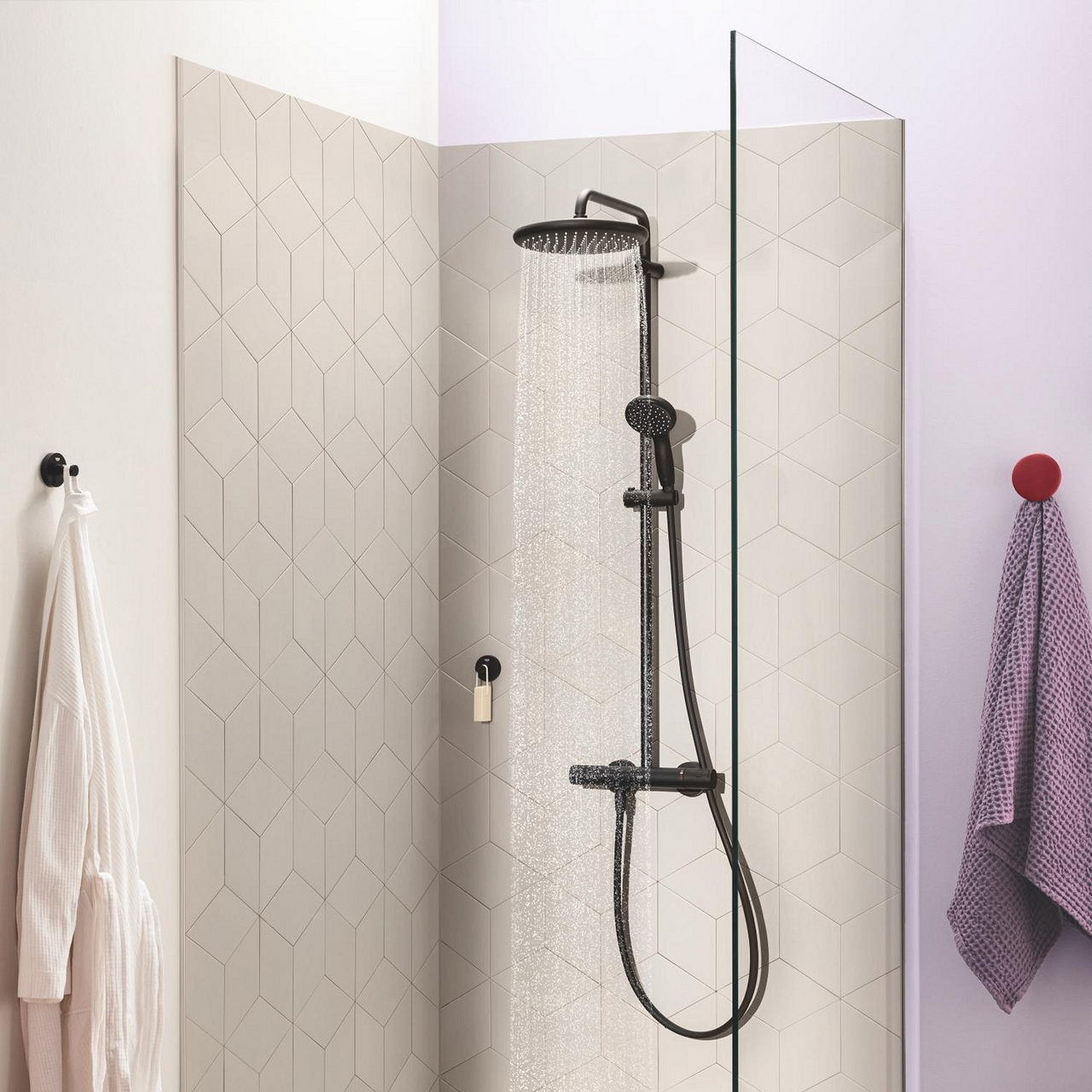 GROHE VITALIO START 250 DUSJSYSTEM ROUND SORT/24