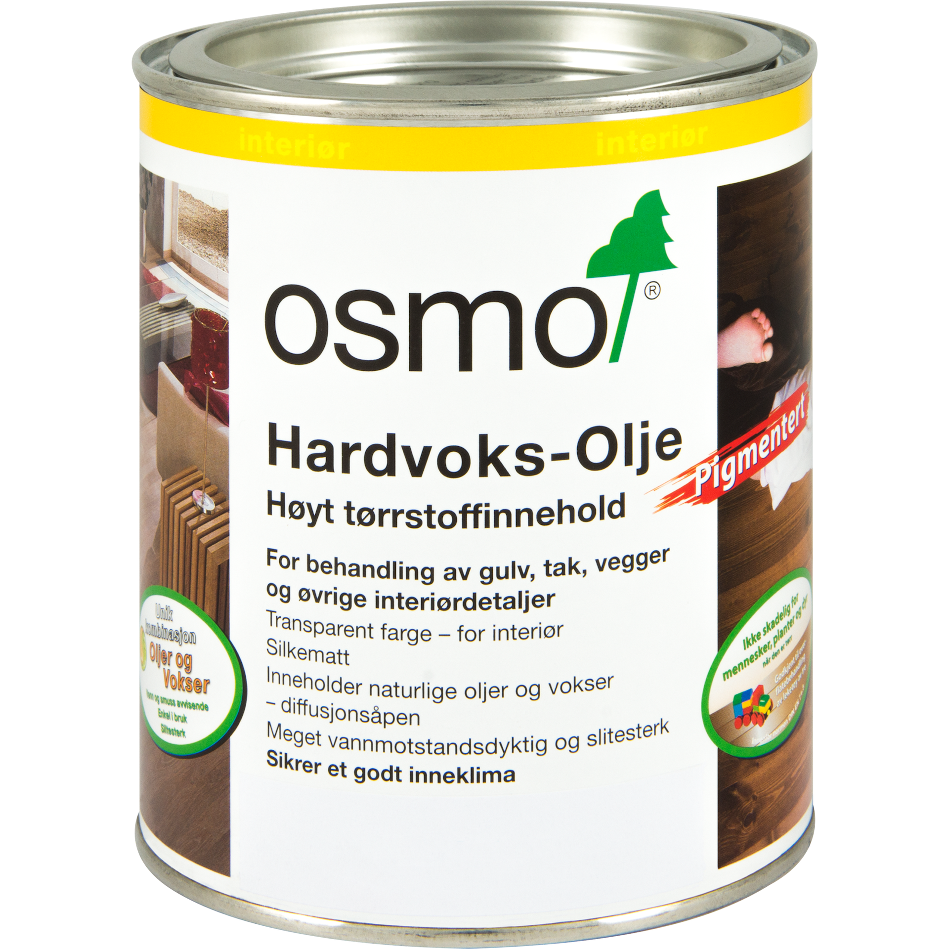 OSMO HARDVOKSOLJE PIGM 3041 0,75L NATUR