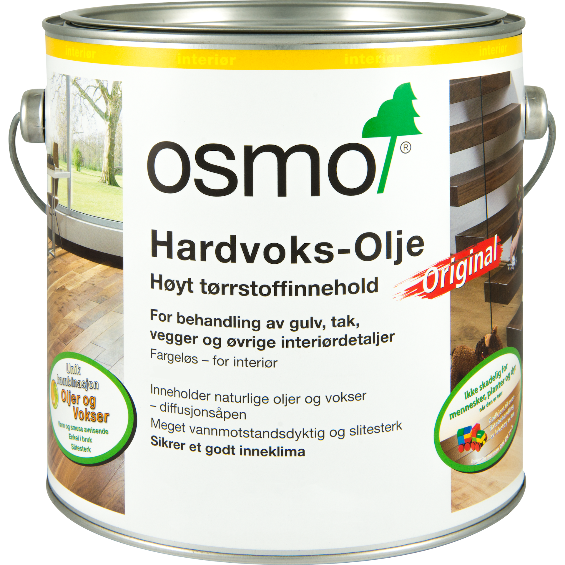 OSMO HARDVOKSOLJE 3032 2,5L SILKEM