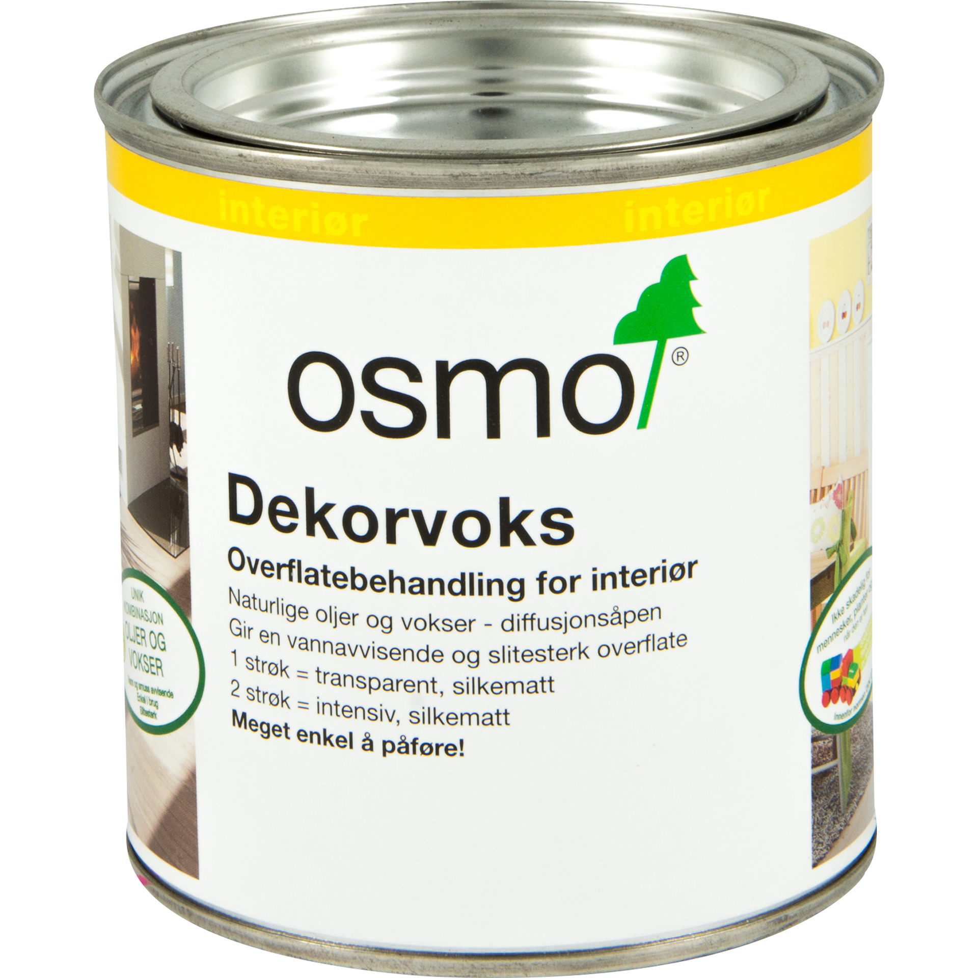 OSMO DEKORVOKS TR 3118 0,375L HELLEGRÅ