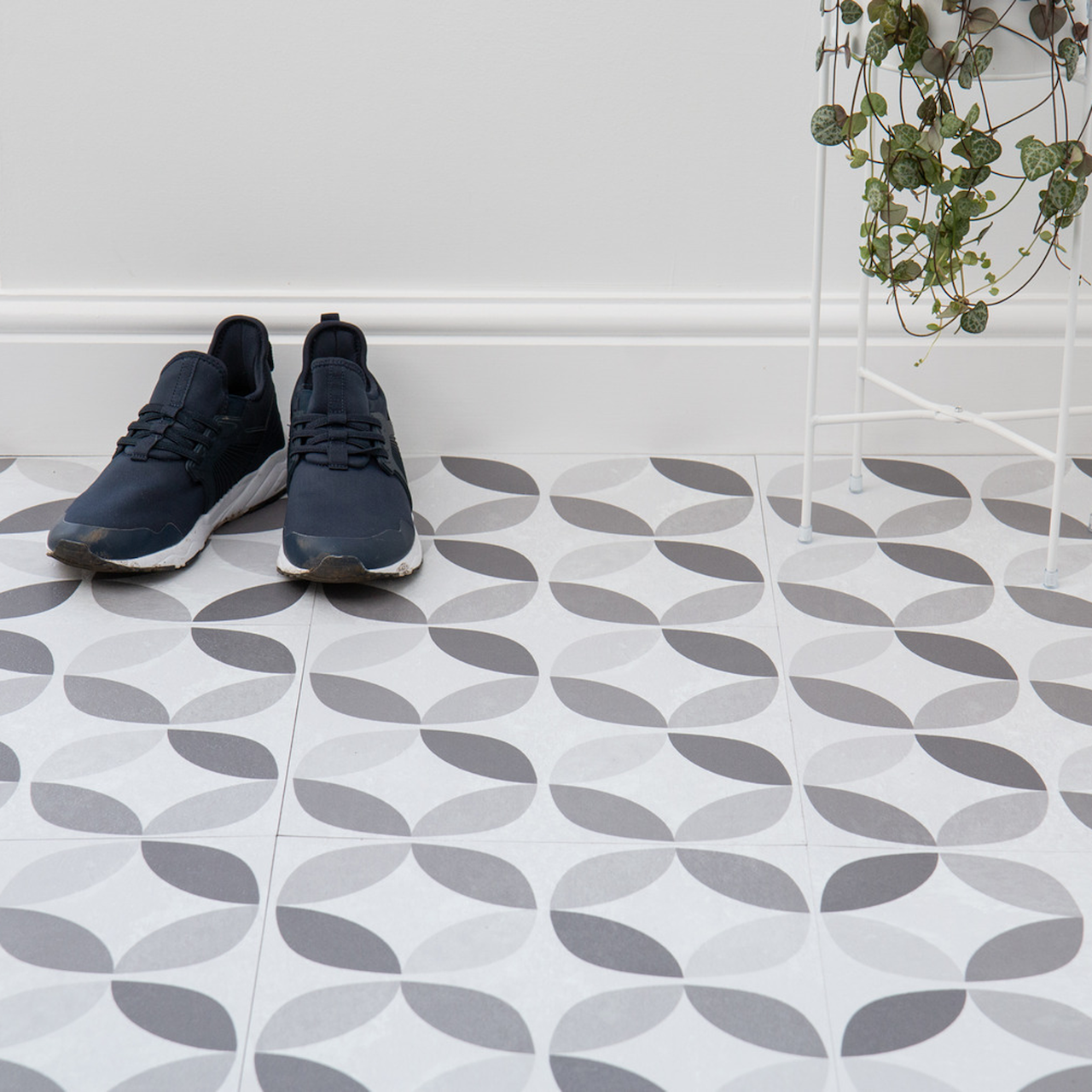 D-C-FIX CLASSIC SELVKLEBENDE GULVFLISER GEOMETRIC