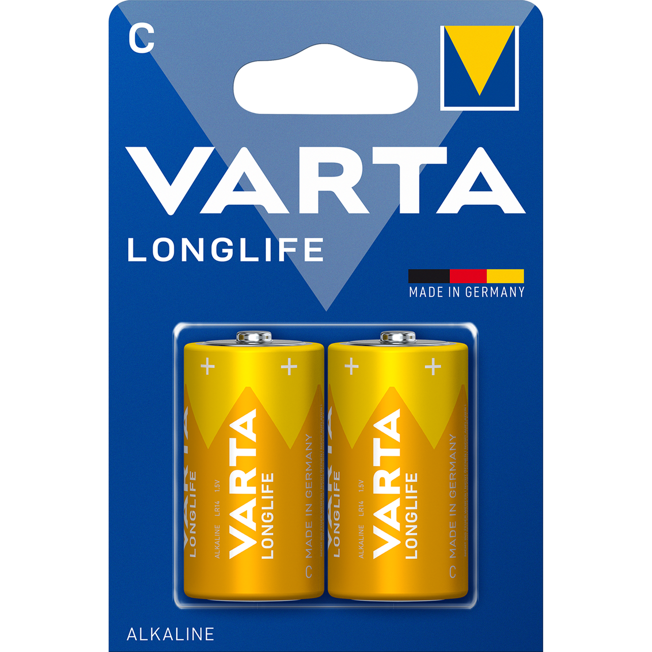 VARTA LONGLIFEBATTERIER C 2PK