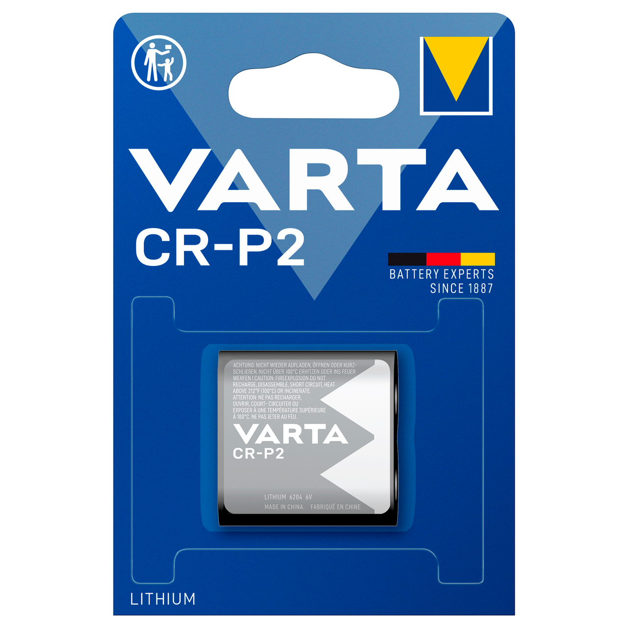 VARTA PROF PHOTO LITIUMBATTERI CRP2 1PK