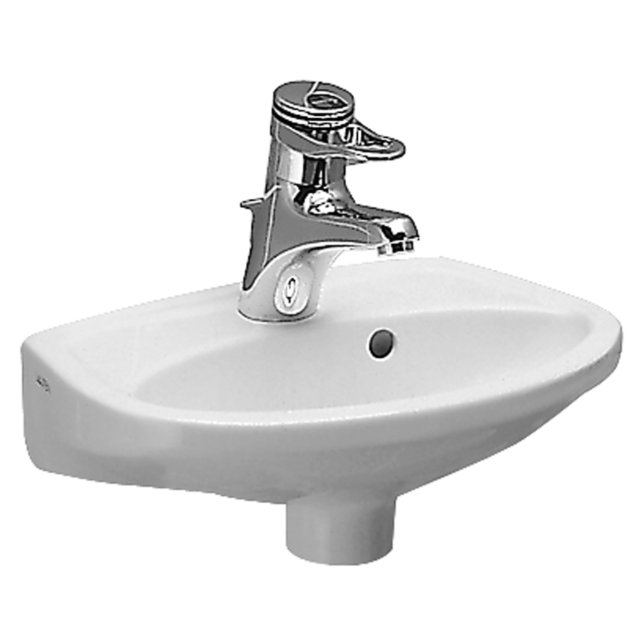 LAUFEN TRAISEN SERVANT 36X24,5 CM HVIT