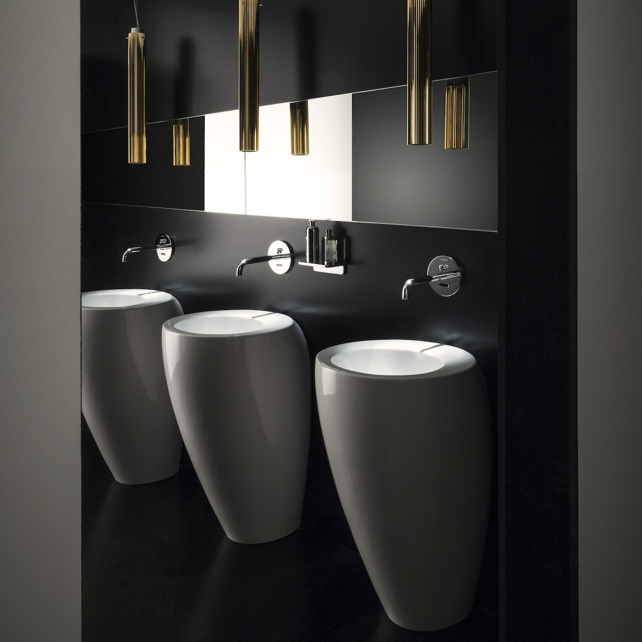 LAUFEN IL BAGNO ALESSI FRITTSTÅENDE SERVANT 52X53 CM U/ARMATURHULL LCC HVIT