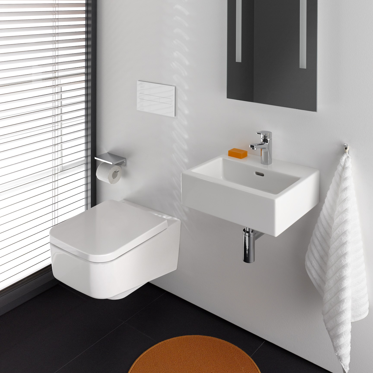 LAUFEN LIVING CITY SERVANT 45X38 CM HVIT