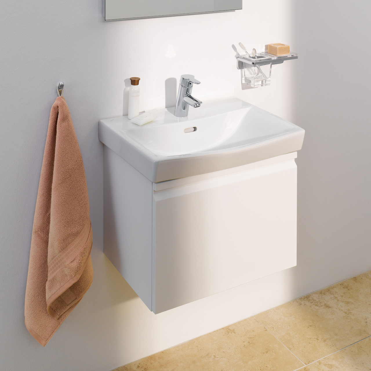 LAUFEN PRO SERVANTSKAP 38 CM HØYRE HVIT MATT